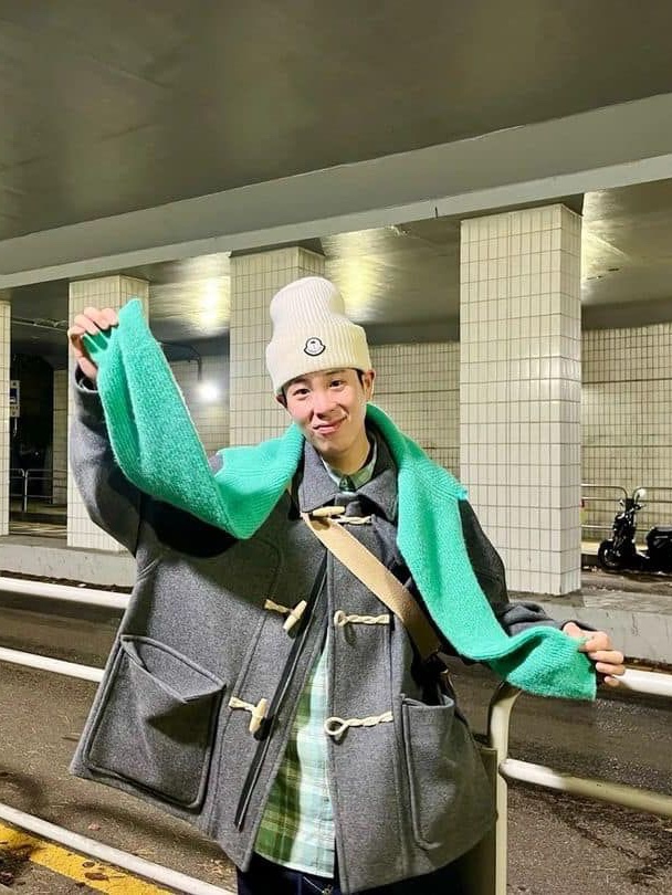 London Tradition Winstone Mens Duffle Coat LT Grey 222, London Tradition Martin Mens Duffle Coat Seaweed D12 착용 스타일 - 2