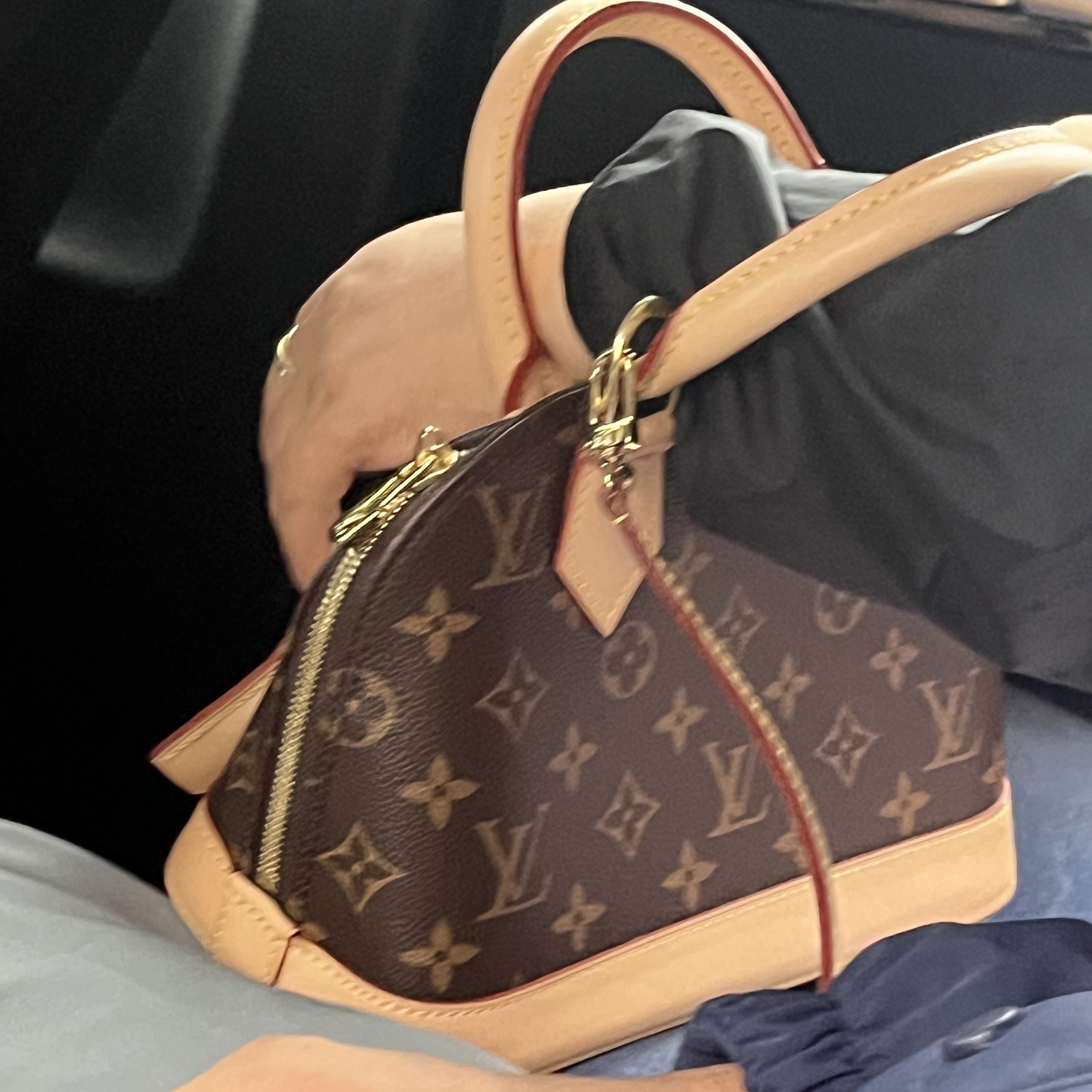 Louis Vuitton Alma BB Monogram 착용 스타일