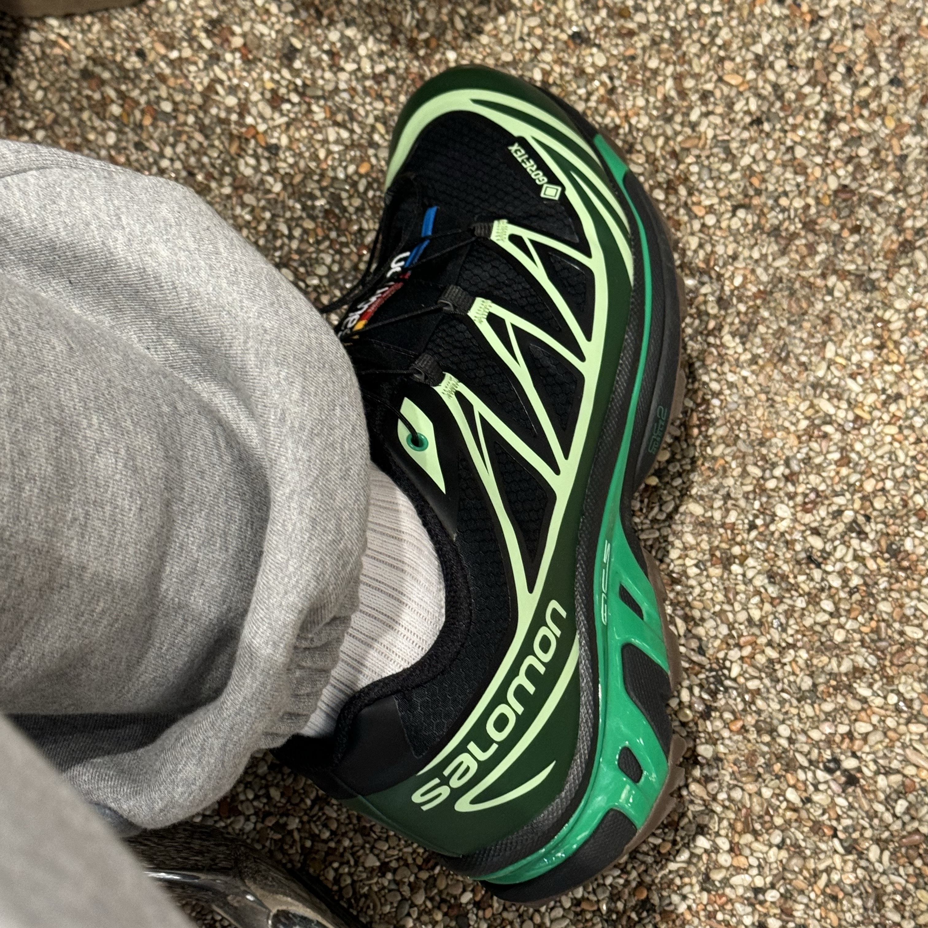 Salomon XT-6 GTX Black Eden 착용 스타일 - 3
