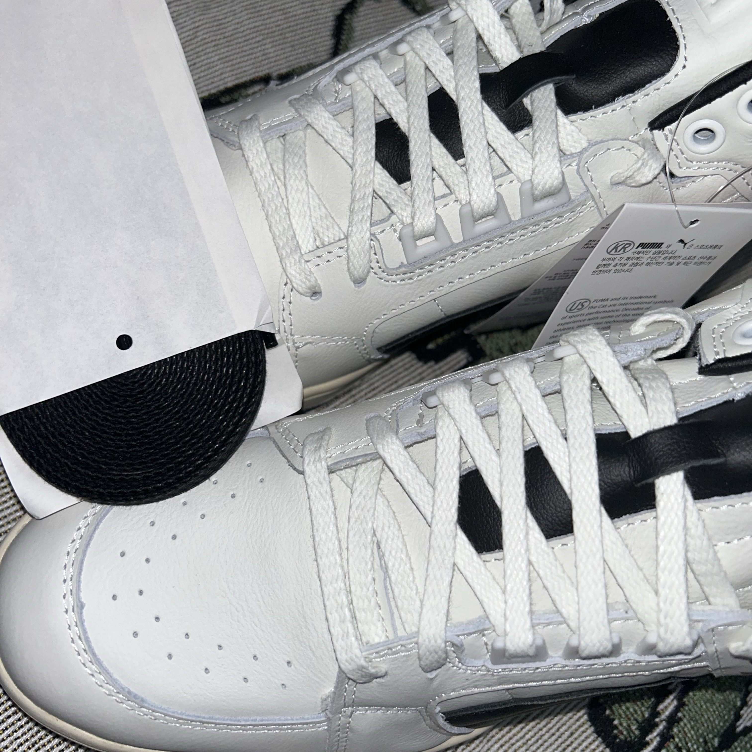 Puma Slipstream Mid 75-Year Edition PRM Blanc De Blanc 착용 스타일 - 7