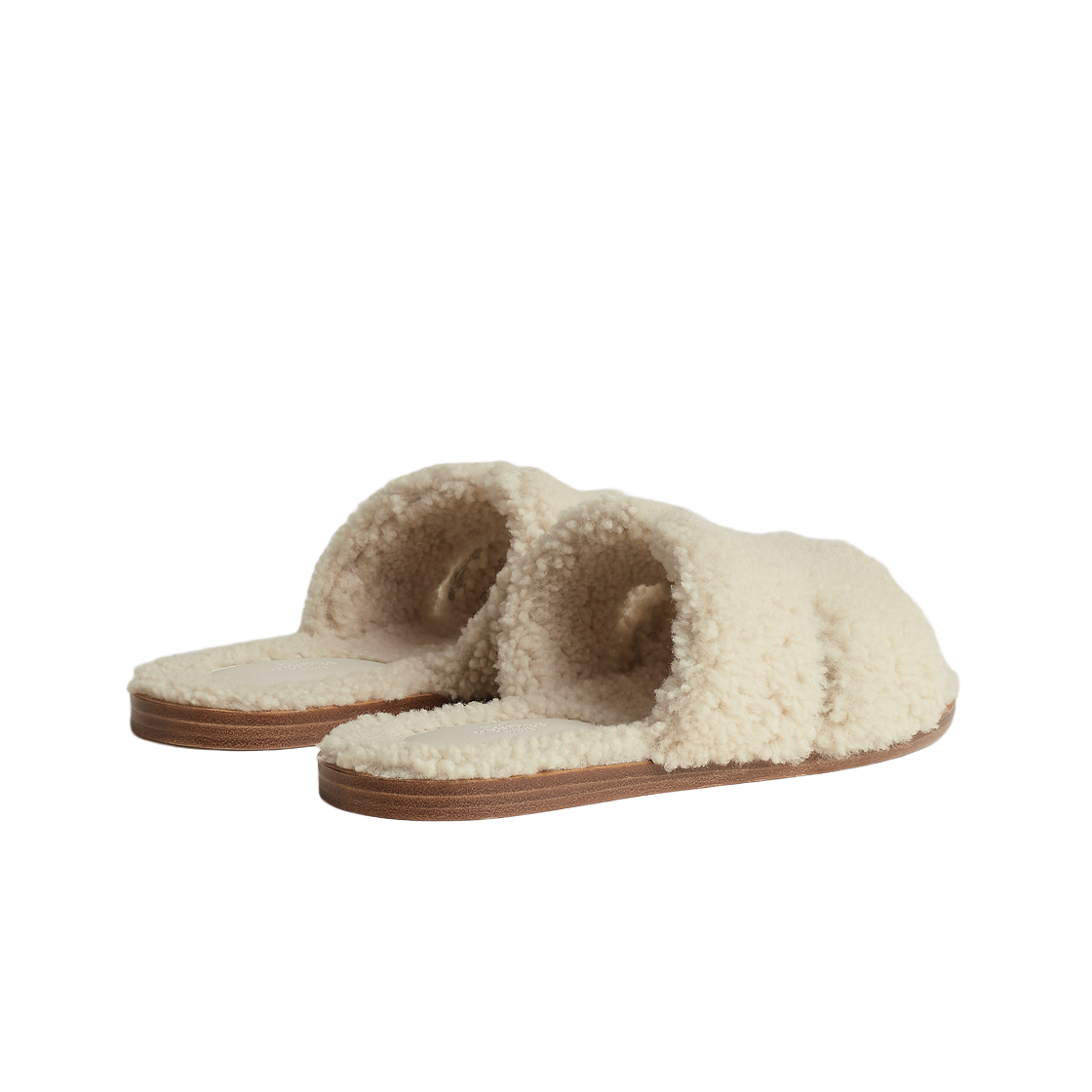 에르메스 이즈미르 샌들 울스킨 & 에크류(Hermes Izmir Sandal Woolskin & Ecru) - 3