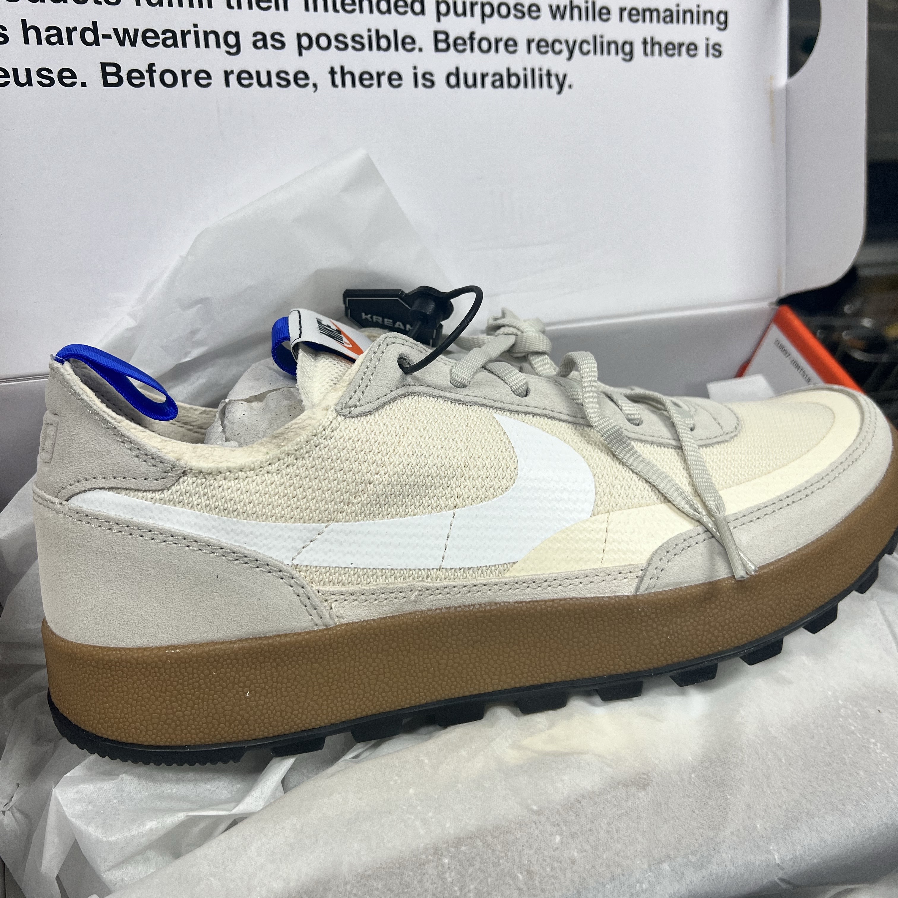 Nike x Tom Sachs General Purpose Shoe Light Cream 착용 스타일