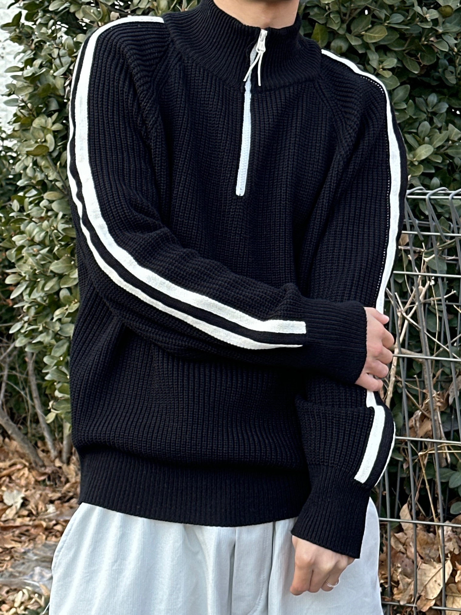 Adidas Superstar 82 Black White 착용 스타일 - 4