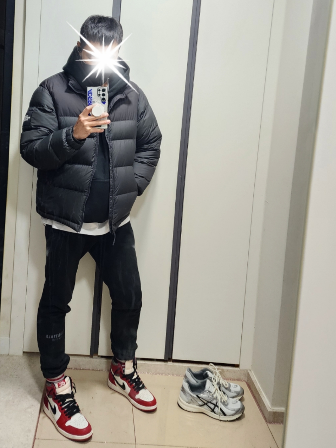 Jordan 1 Retro High OG Chicago 2022, Essentials Sweatpants Black - 21SS 착용 스타일