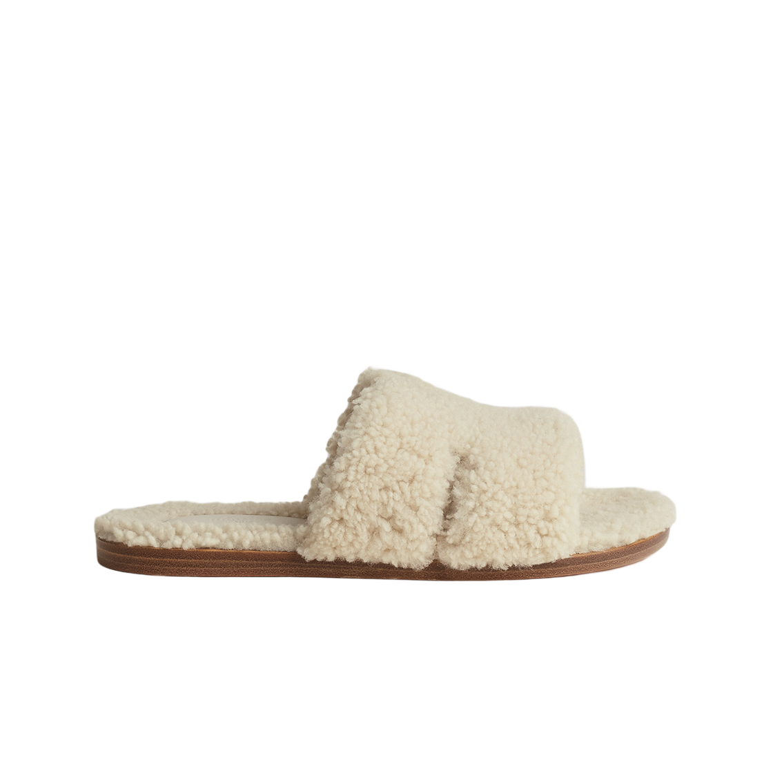 에르메스 이즈미르 샌들 울스킨 & 에크류(Hermes Izmir Sandal Woolskin & Ecru) - 1
