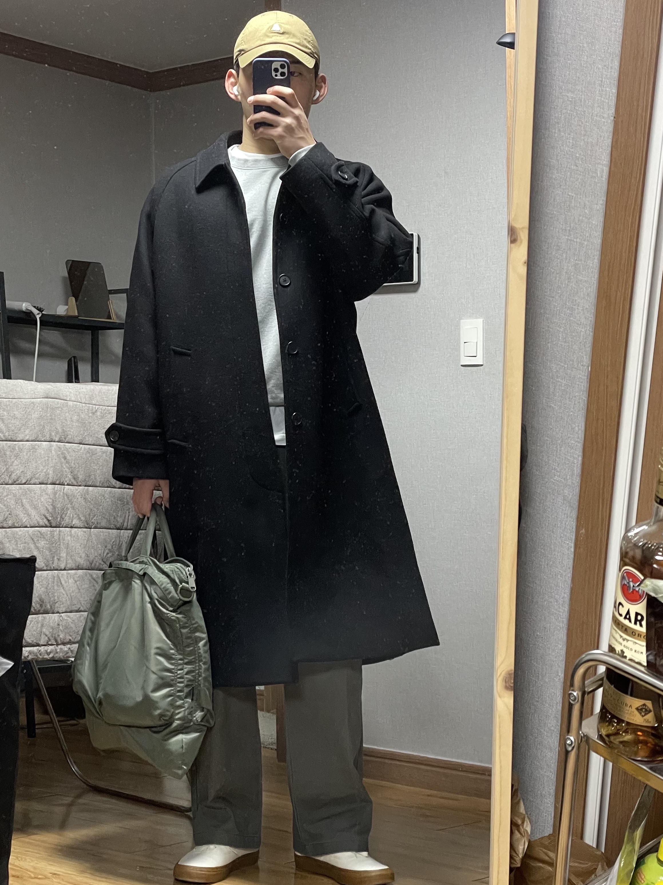 나이키 ACG 헤리티지 86 캡 헤이즐 러쉬 착용 스타일