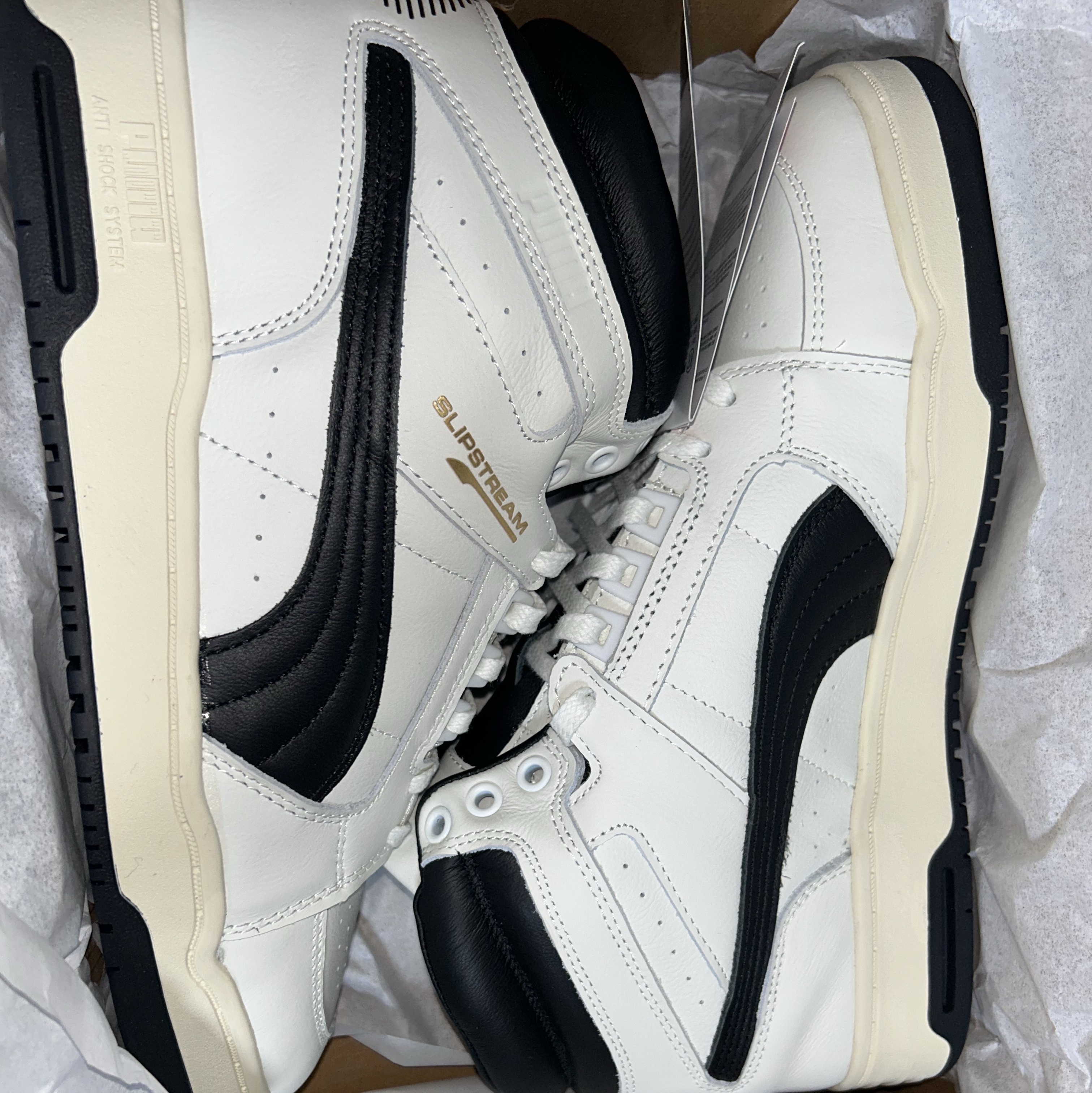 Puma Slipstream Mid 75-Year Edition PRM Blanc De Blanc 착용 스타일 - 8