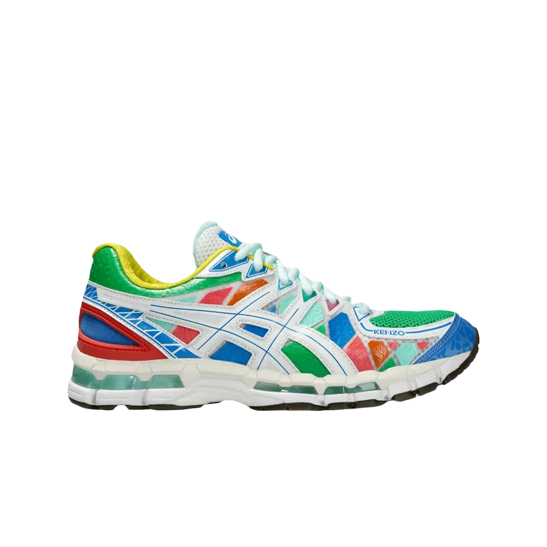 아식스 x 겐조 젤 카야노 20 바이 니고 멀티 화이트(Asics x Kenzo Gel-Kayano 20 by Nigo Multi White)