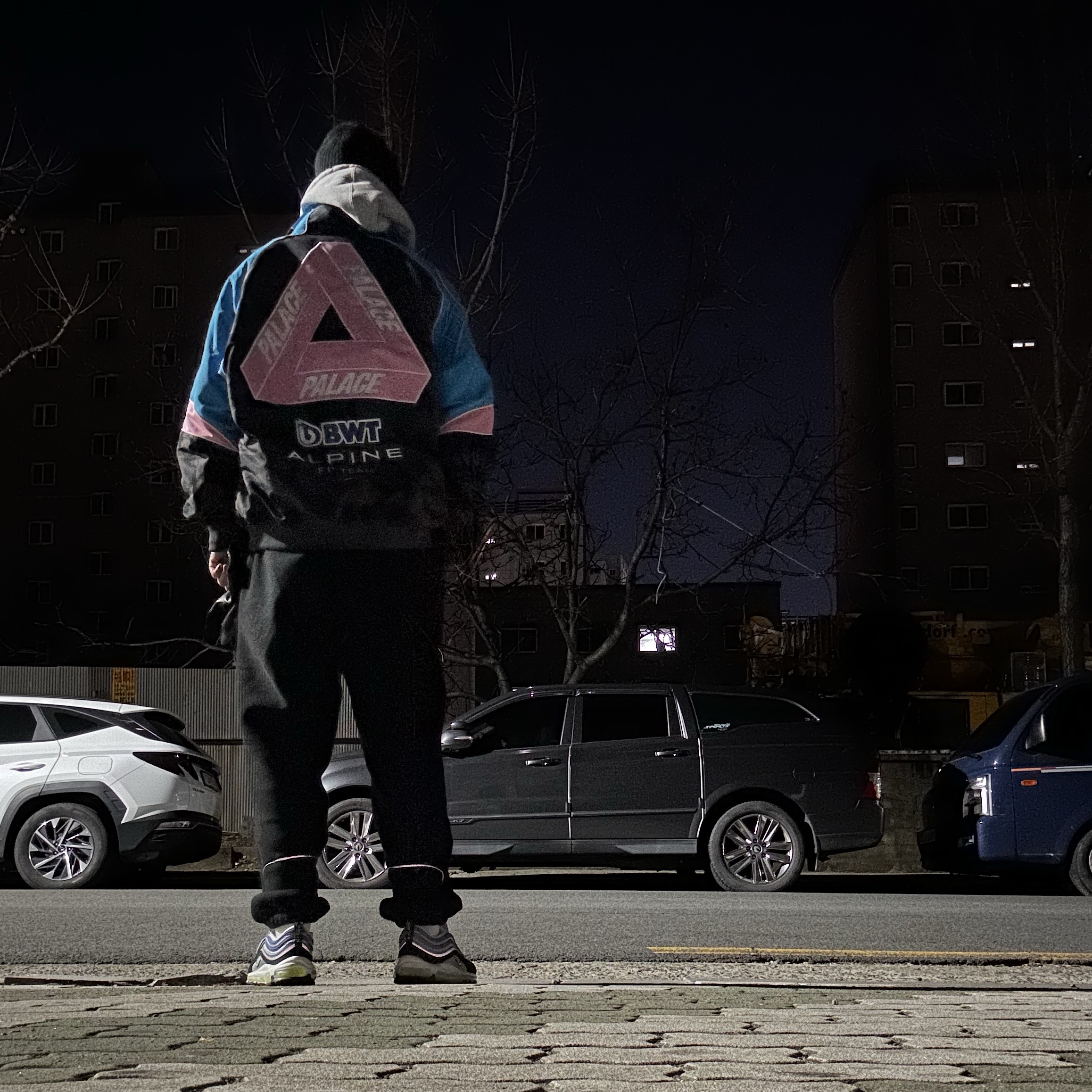 Nike NRG ACG Cuffed Beanie Black, Palace x Kappa For Alpine Tracksuit Top Night Desert Camo - 23FW 착용 스타일 - 1