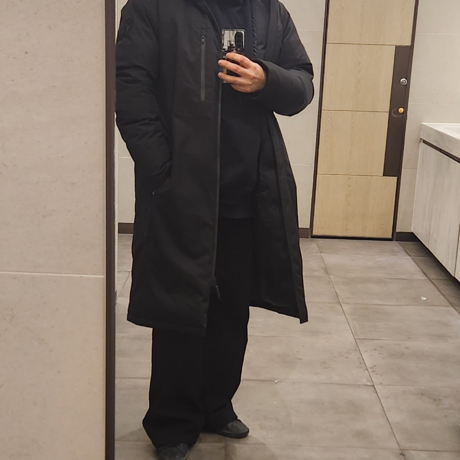 Nobis Kane Utility Parka Black 착용 스타일