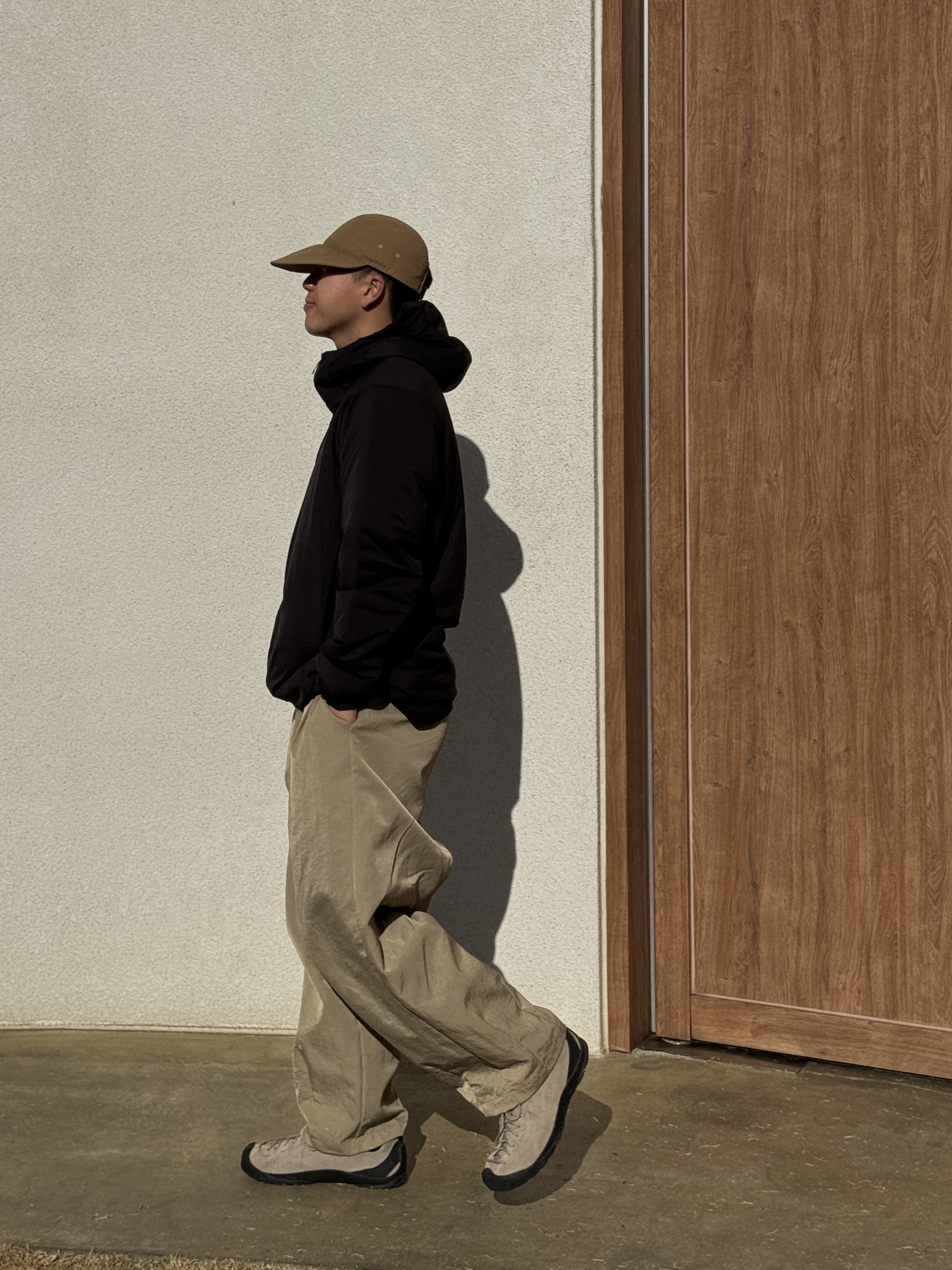 Arc'teryx Atom Heavyweight Hoody Black 착용 스타일