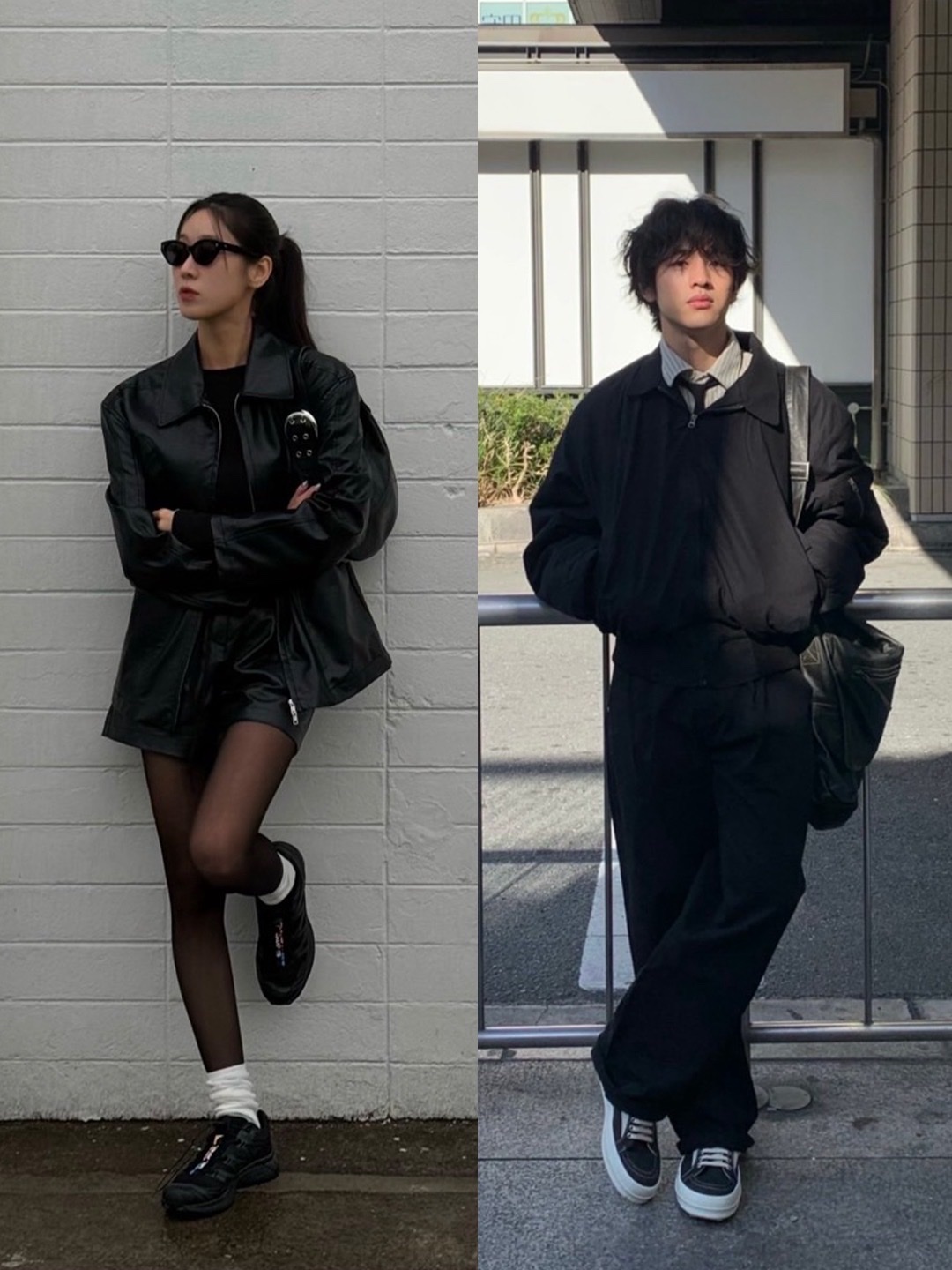 Salomon XT-6 ADV Black, Rick Owens Drkshdw Suede Vintage Sneakers Dark Dust Pearl Milk White 착용 스타일 - 2