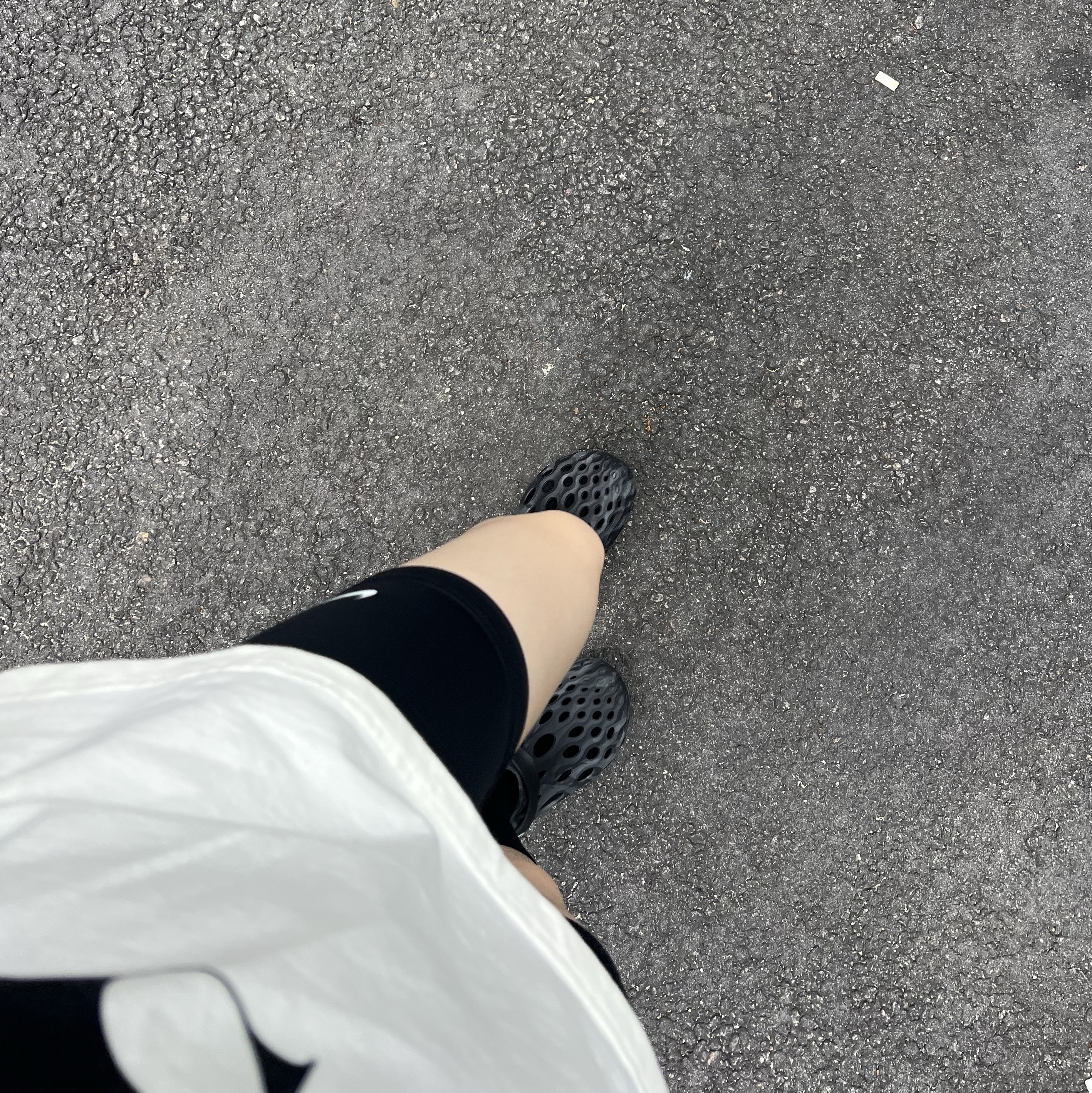 (W) Merrell Hydro Moc Black 착용 스타일