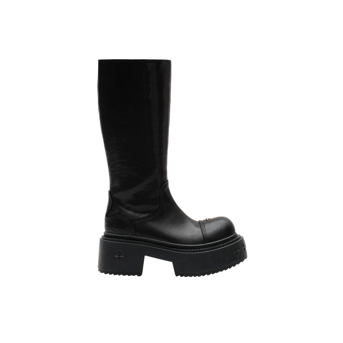 (W) 에스엠에프케이 컴패스 라이더 미디움 부츠 블랙((W) SMFK Compass Rider Medium Boots Black)