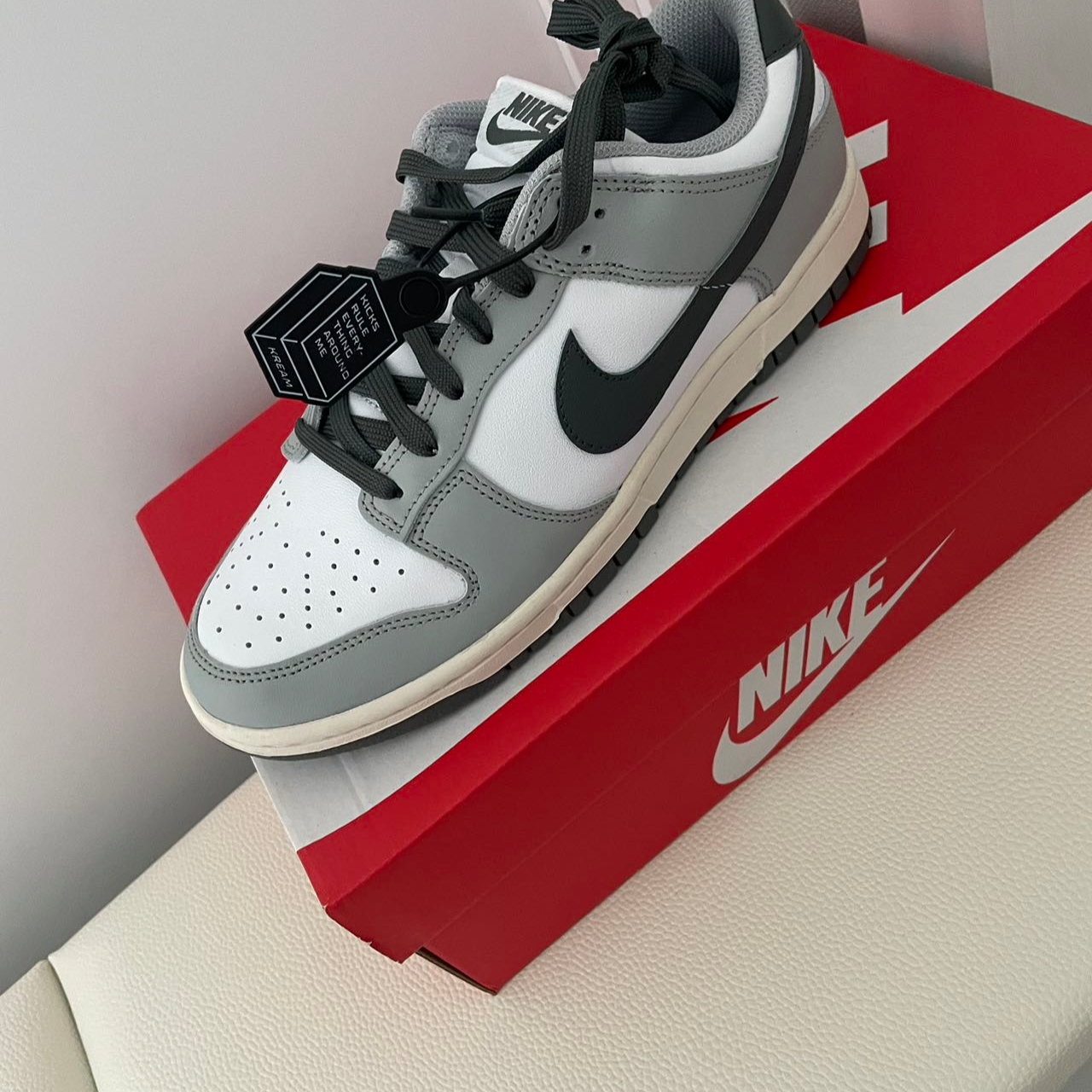 (W) Nike Dunk Low Light Smoke Grey 착용 스타일