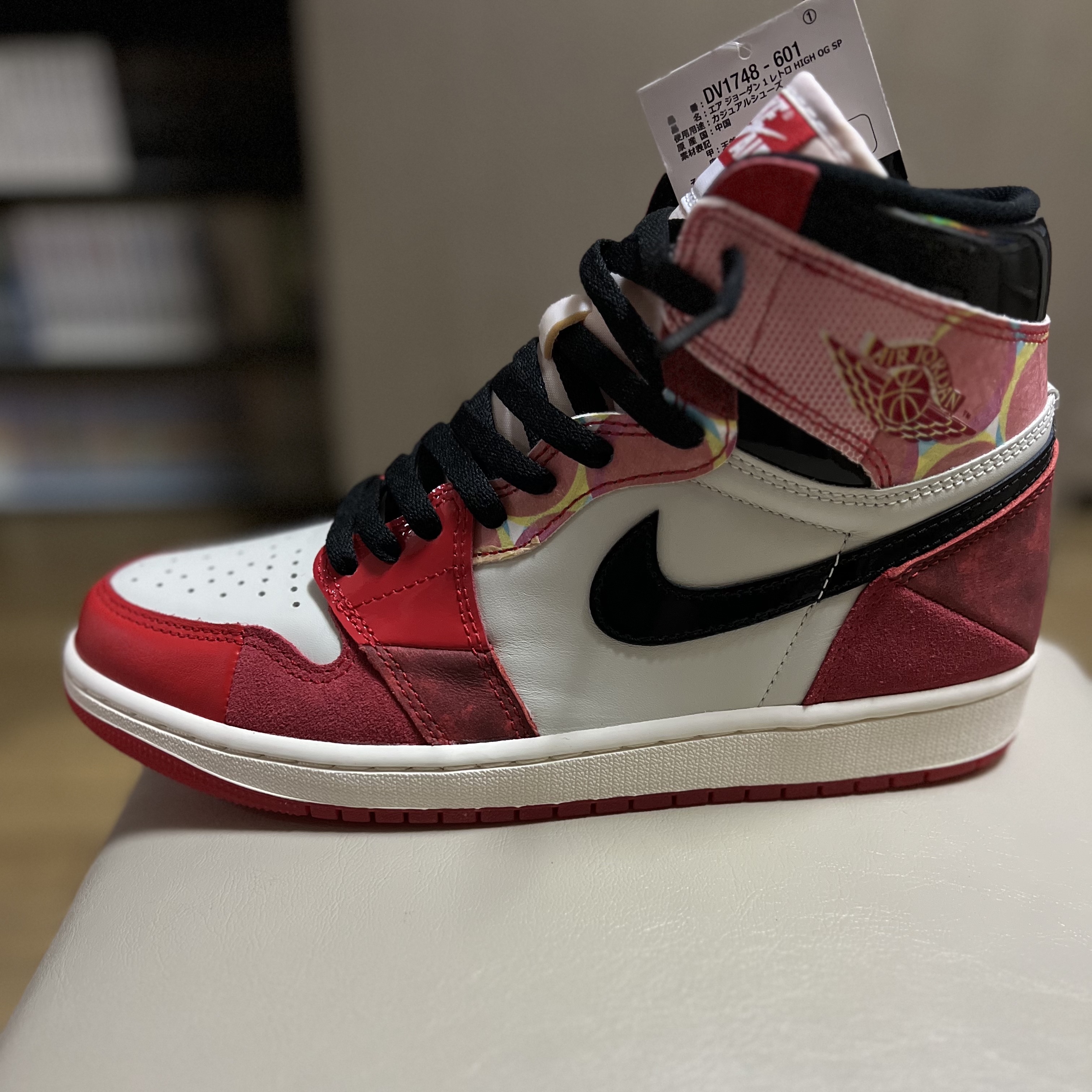 Jordan 1 Retro High Spider-Man Next Chapter, Jordan 1 Retro High OG Chicago 2022 착용 스타일 - 4