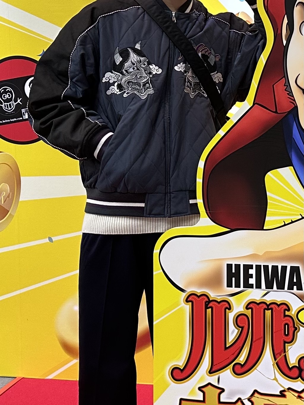 Palace Festival Bomber Jacket Black - 23FW 착용 스타일