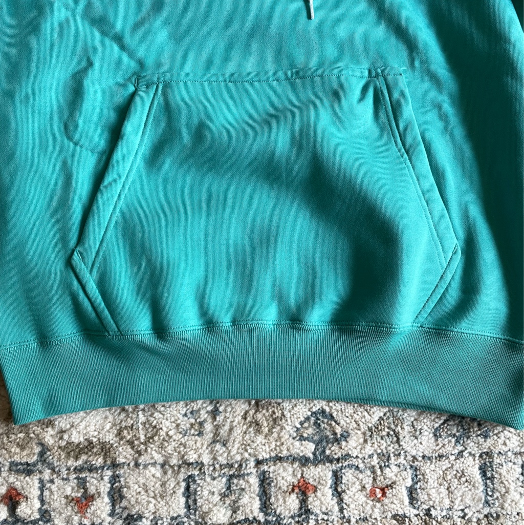 Nike NRG Solo Swoosh Fleece Hoodie Washed Teal - Asia 착용 스타일 - 4