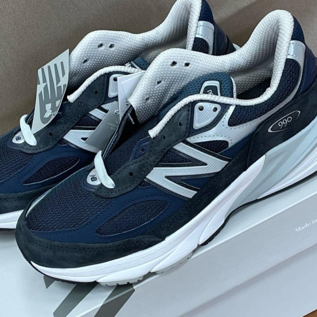 New Balance 990v6 Made in USA Eclipse - D Standard 착용 스타일
