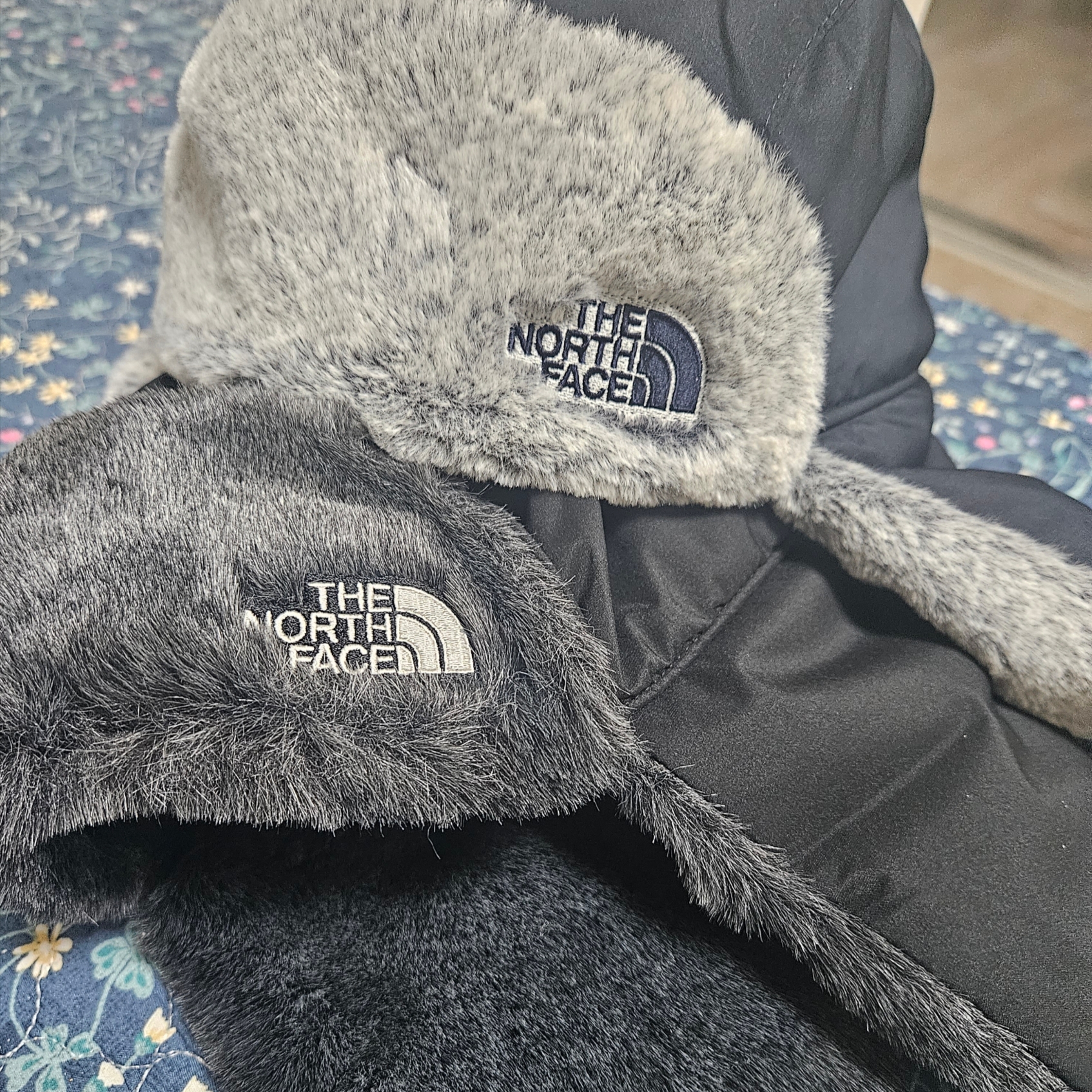 The North Face Expedition Earmuff Cap Navy, The North Face Expedition Earmuff Cap Black 착용 스타일
