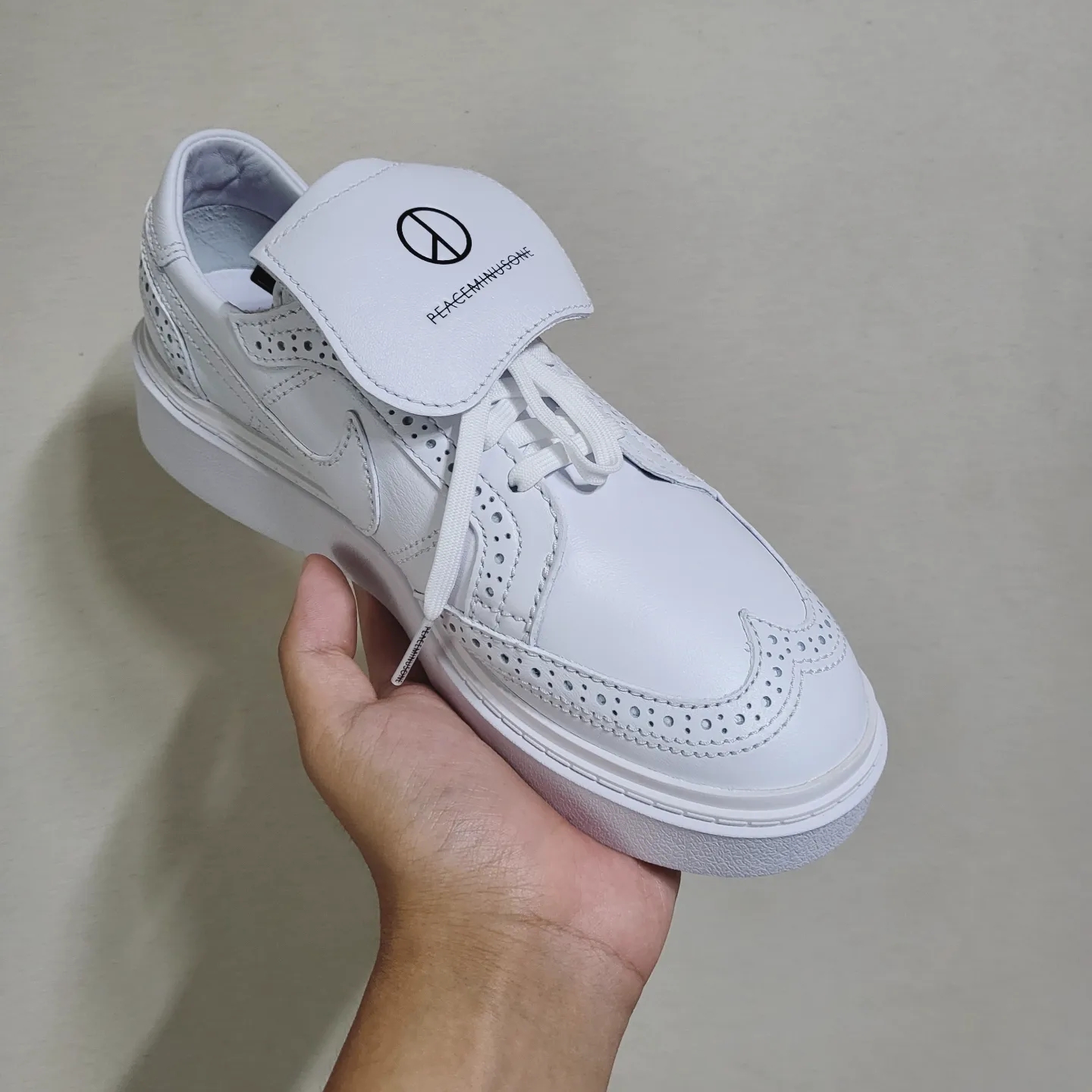 Nike x Peaceminusone Kwondo1 White 착용 스타일