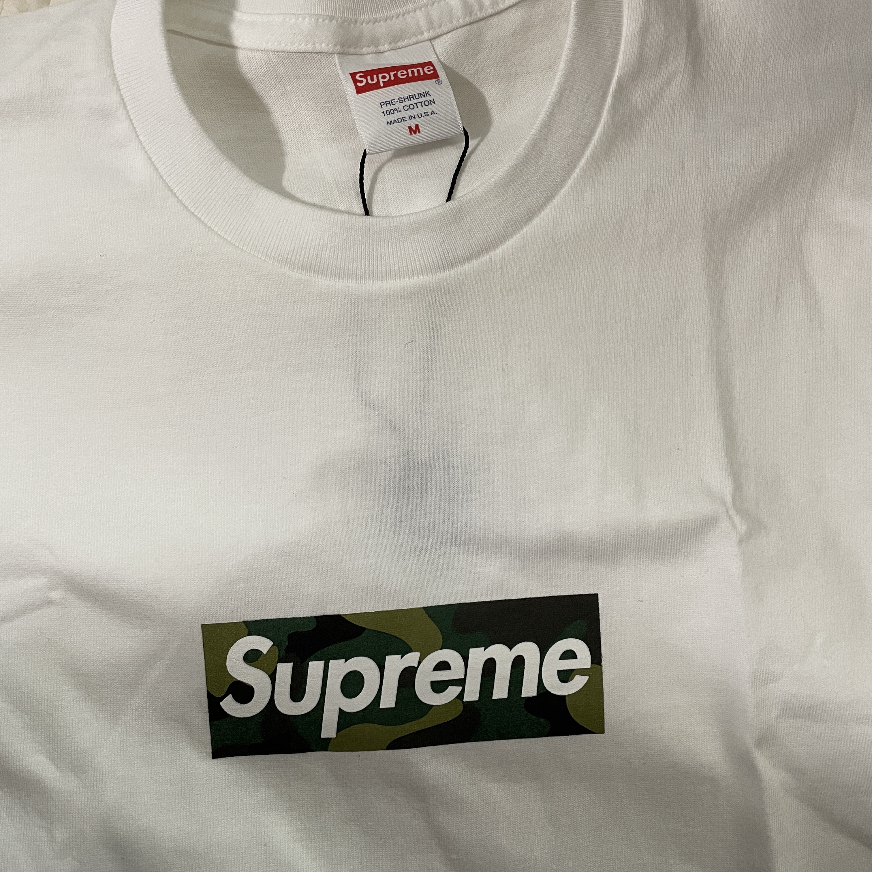 Supreme Box Logo T-Shirt White - 23FW 착용 스타일