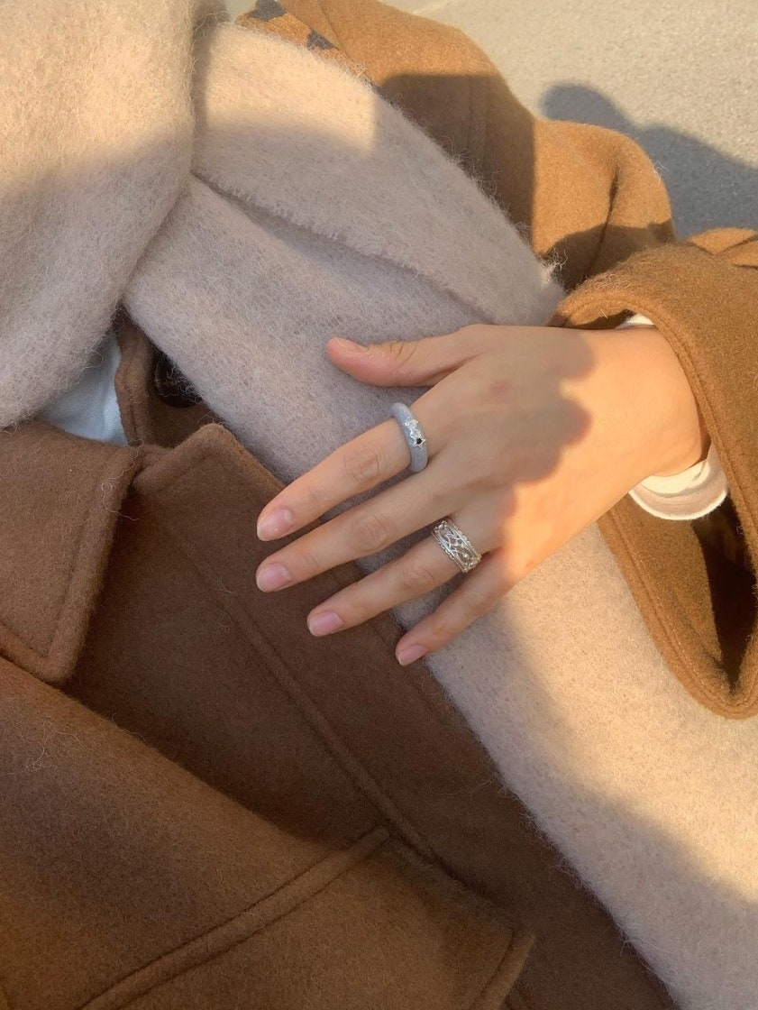 [韓国人気ジュエリー] nff Three Star Ring three star ring - nff