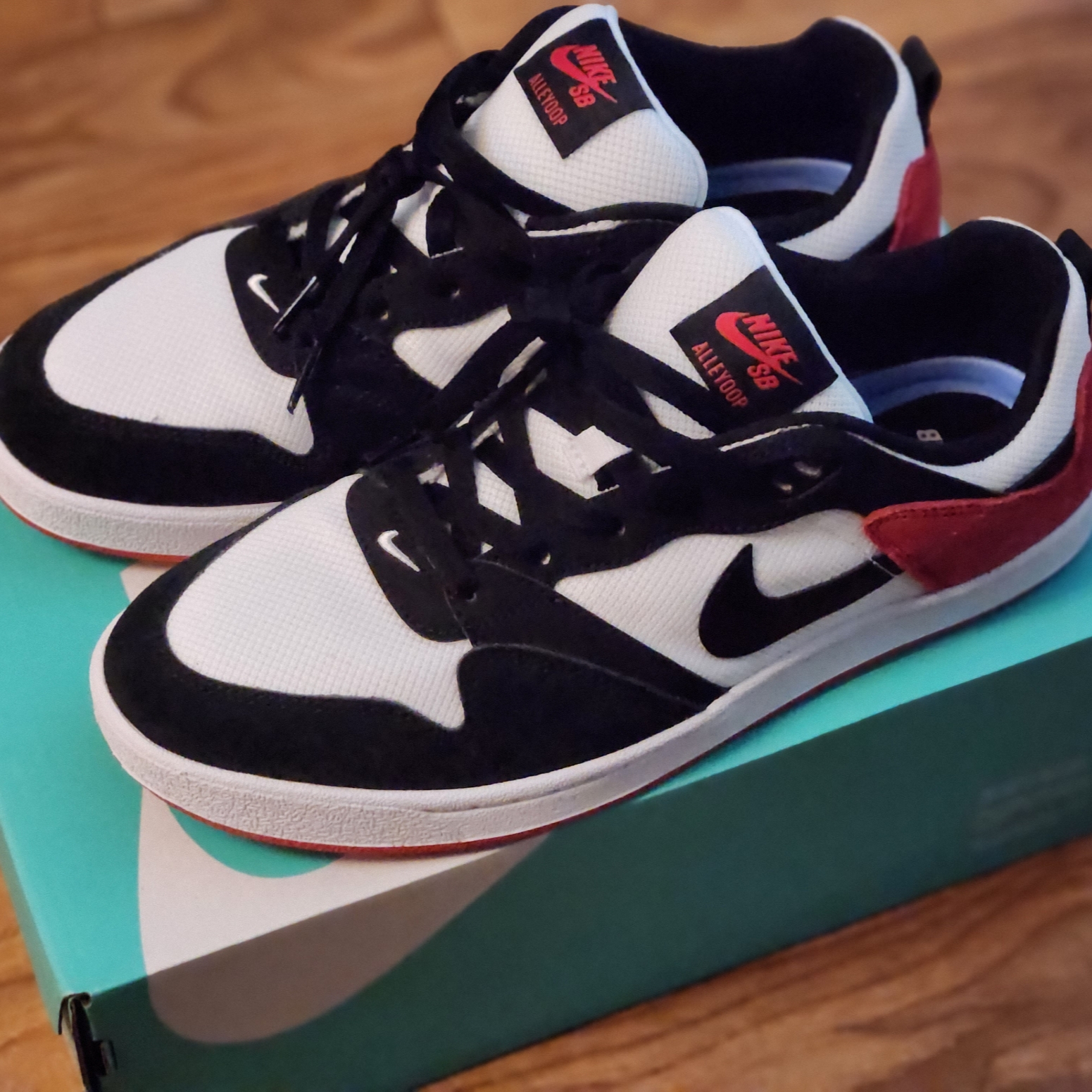Nike SB Alleyoop University Red 착용 스타일