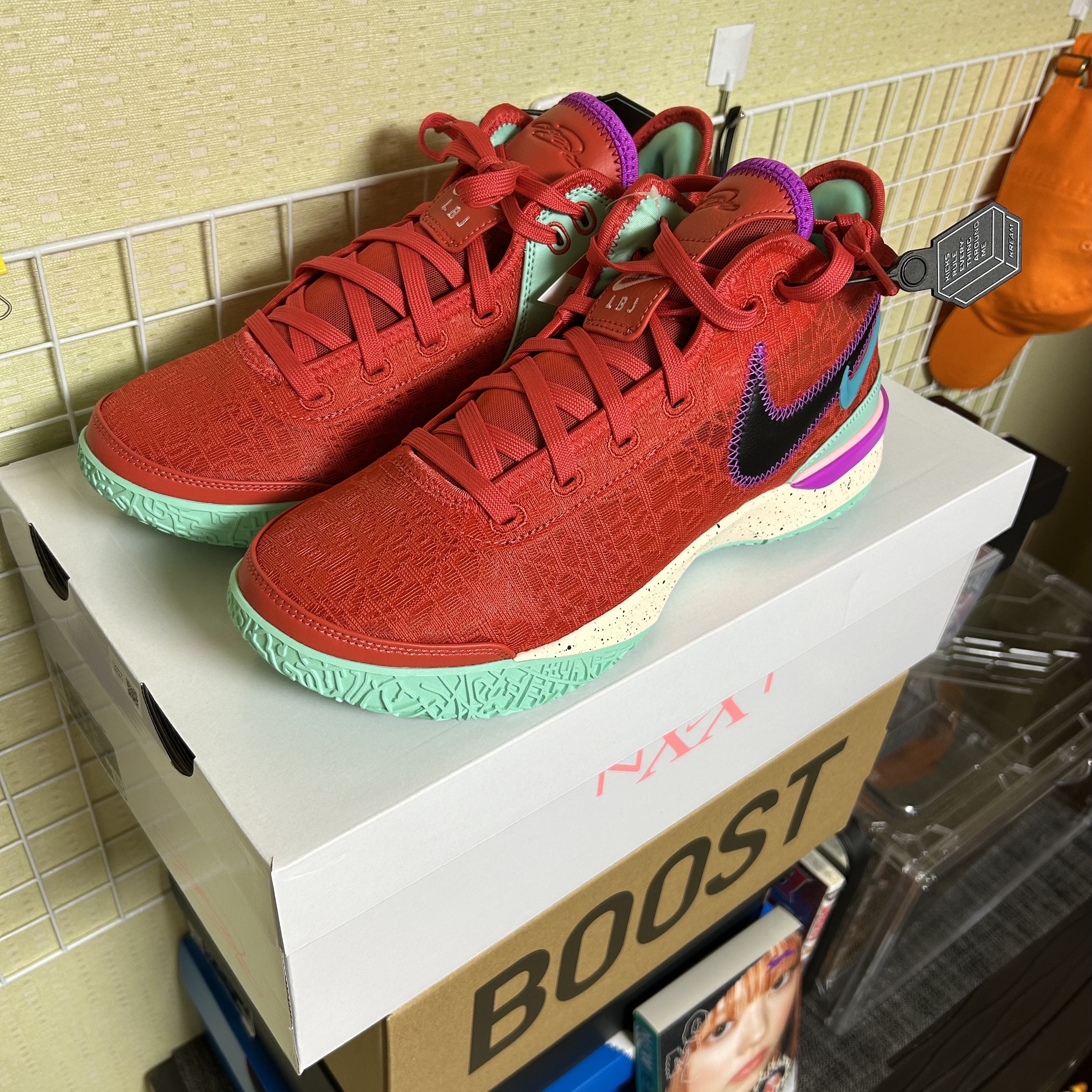 Nike LeBron NXXT Gen EP Track Red Black 착용 스타일