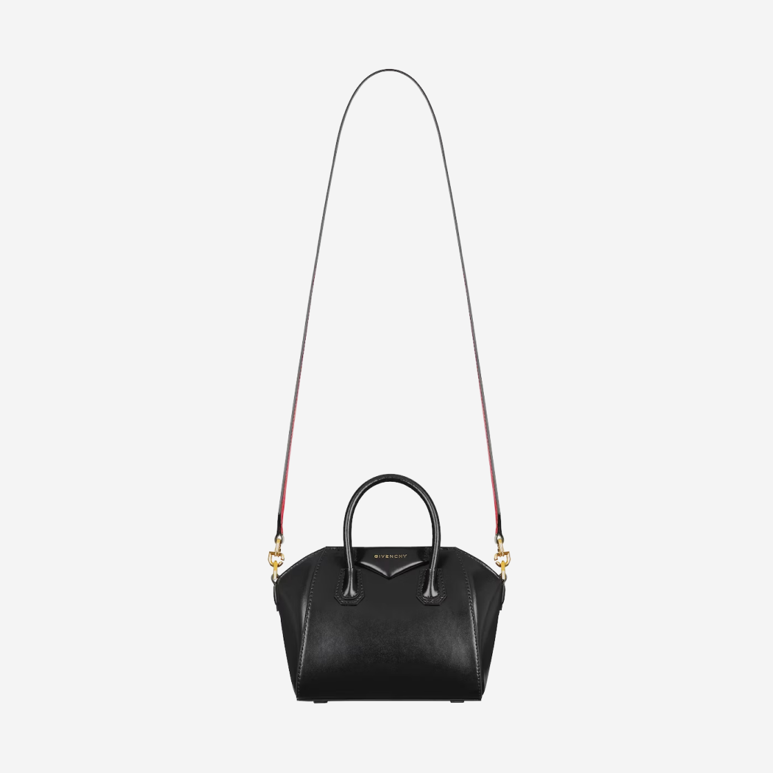 Givenchy Antigona Toy Bag in Box Leather Black Redd 상세 이미지 3