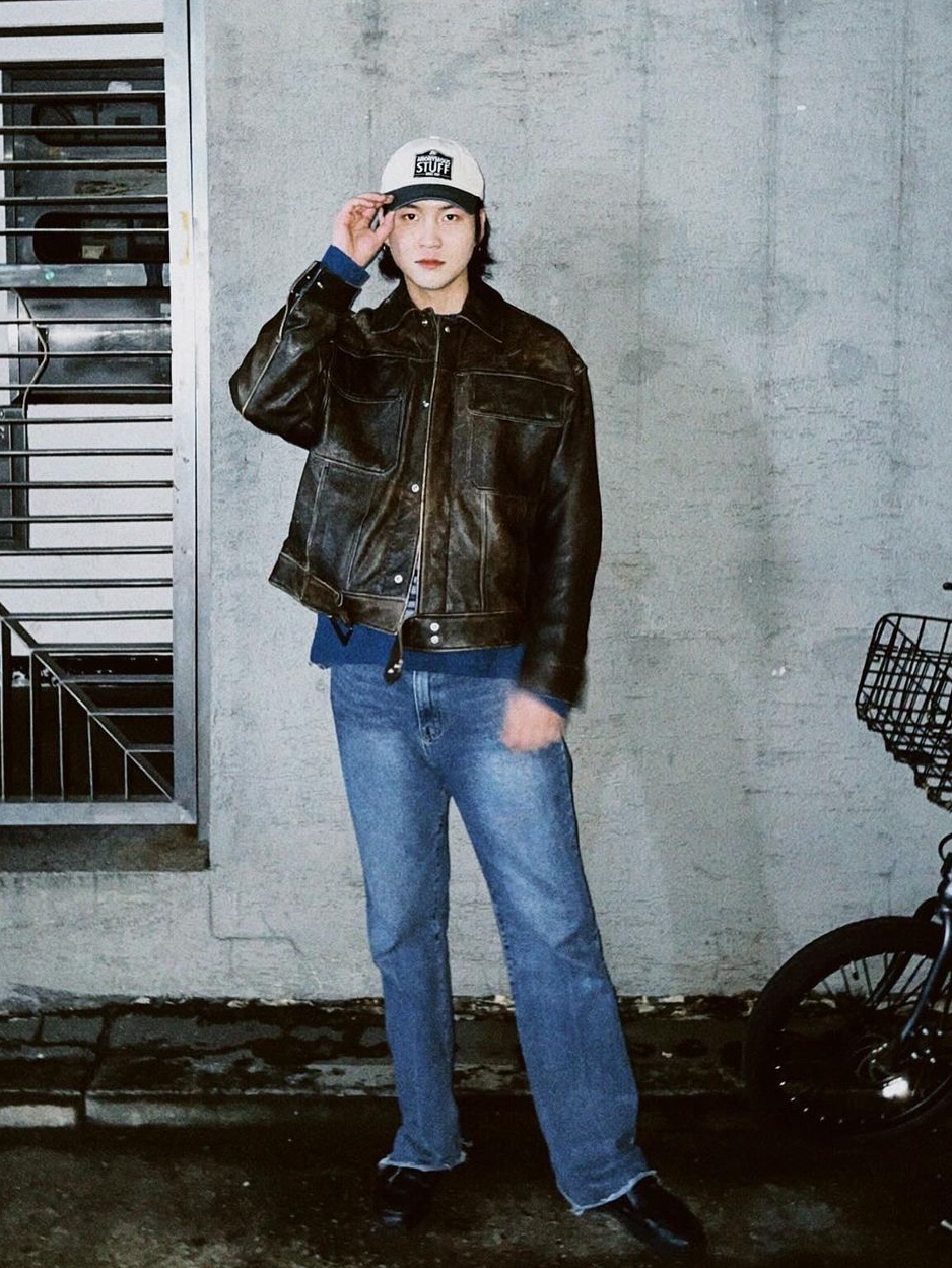 Nff Anonymous Stuff Cap Green, Nff Anonymous Stuff Cap Violet 착용 스타일