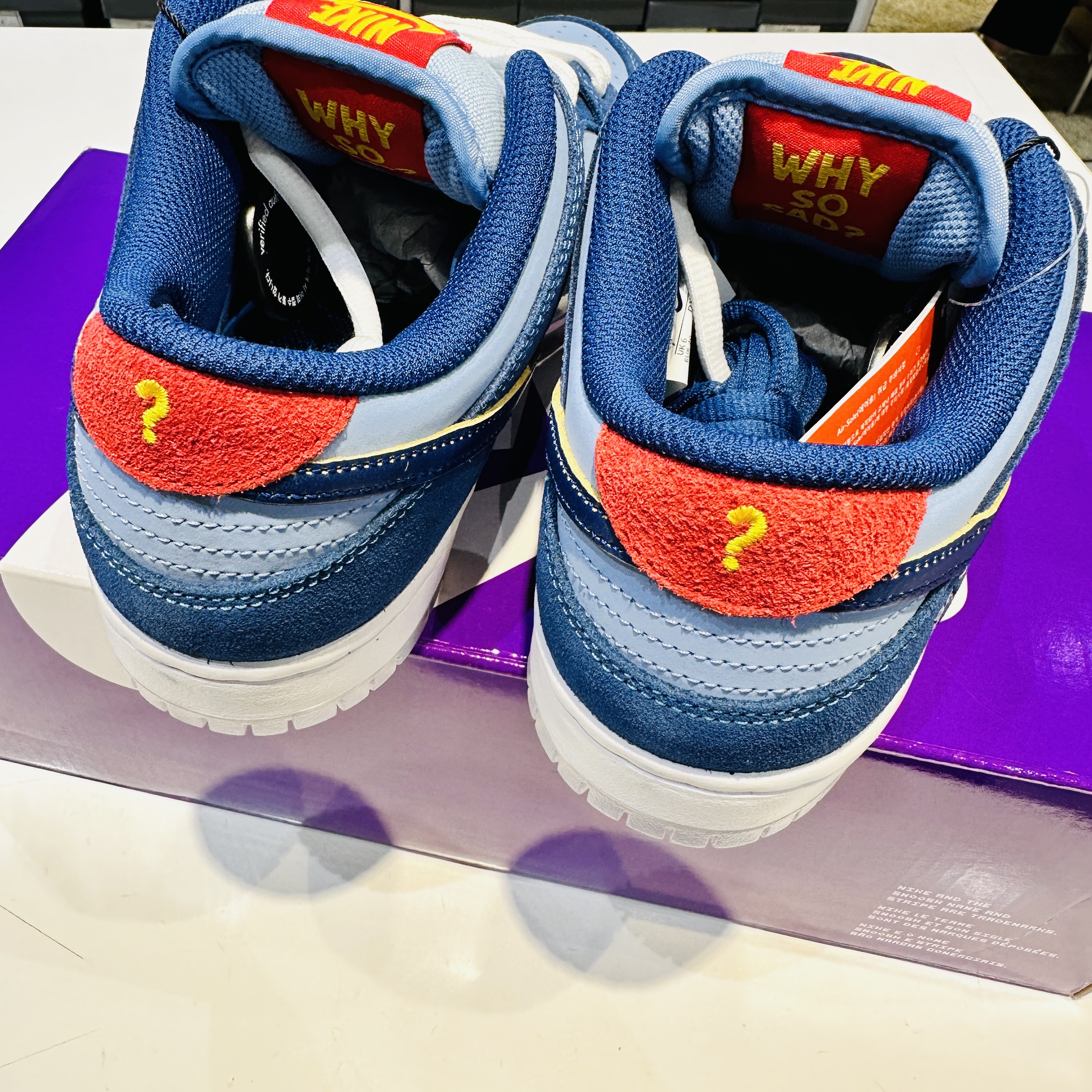 Nike x Why So Sad? SB Dunk Low Pro Coastal Blue 착용 스타일 - 5