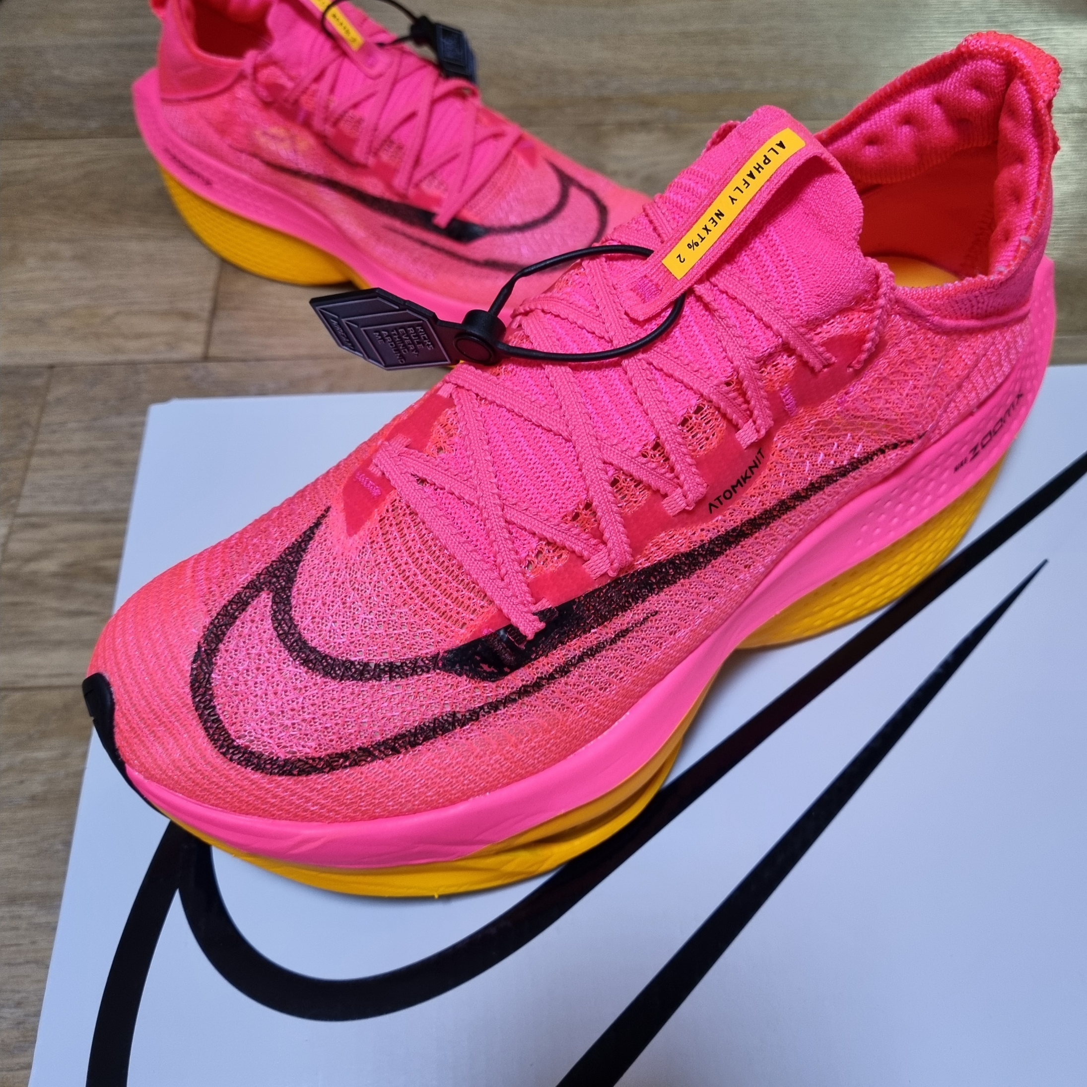 Nike Air Zoom Alphafly Next% 2 Hyper Pink 착용 스타일