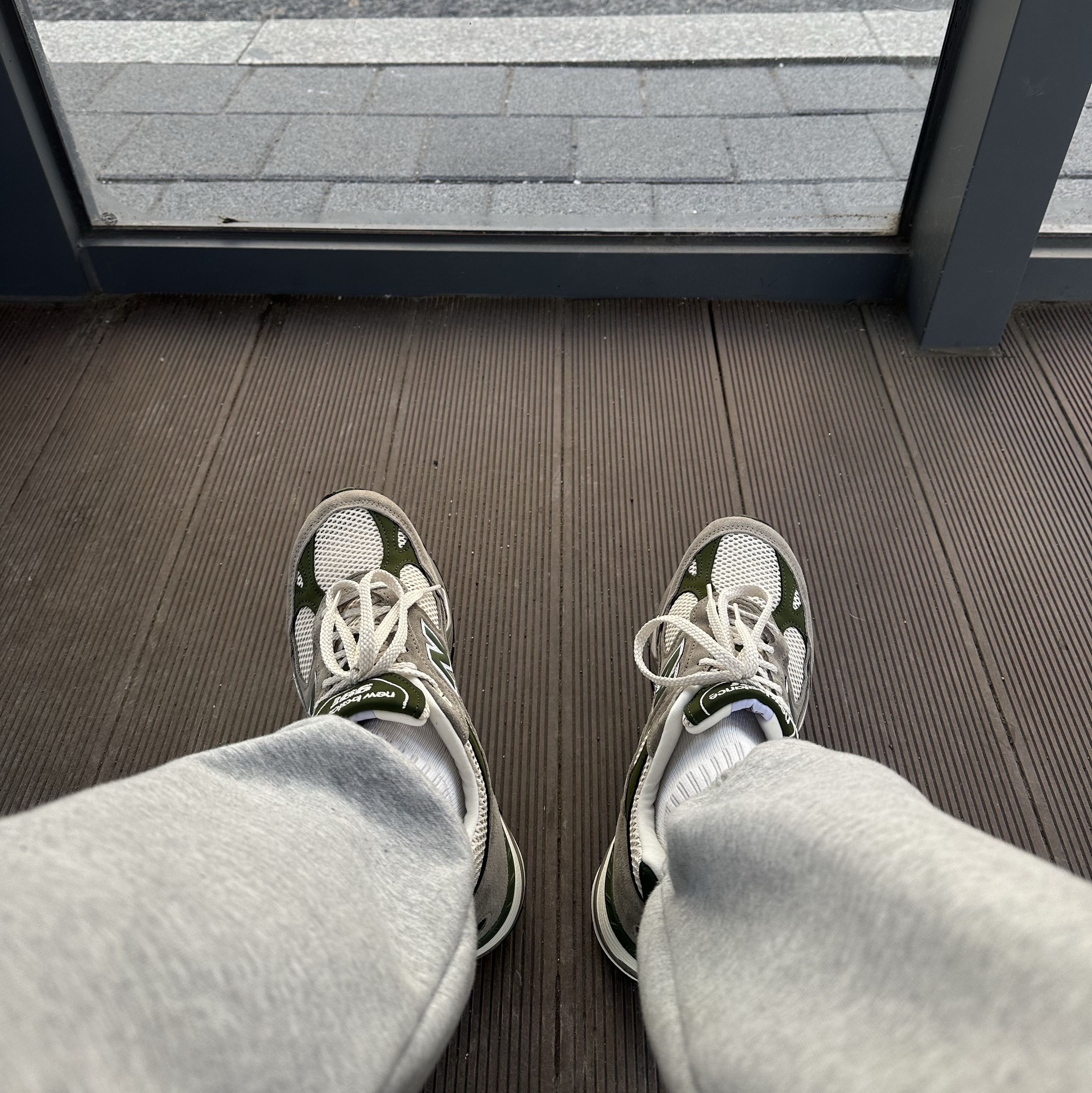 New Balance x Aime Leon Dore 991 Made in UK Grey 착용 스타일