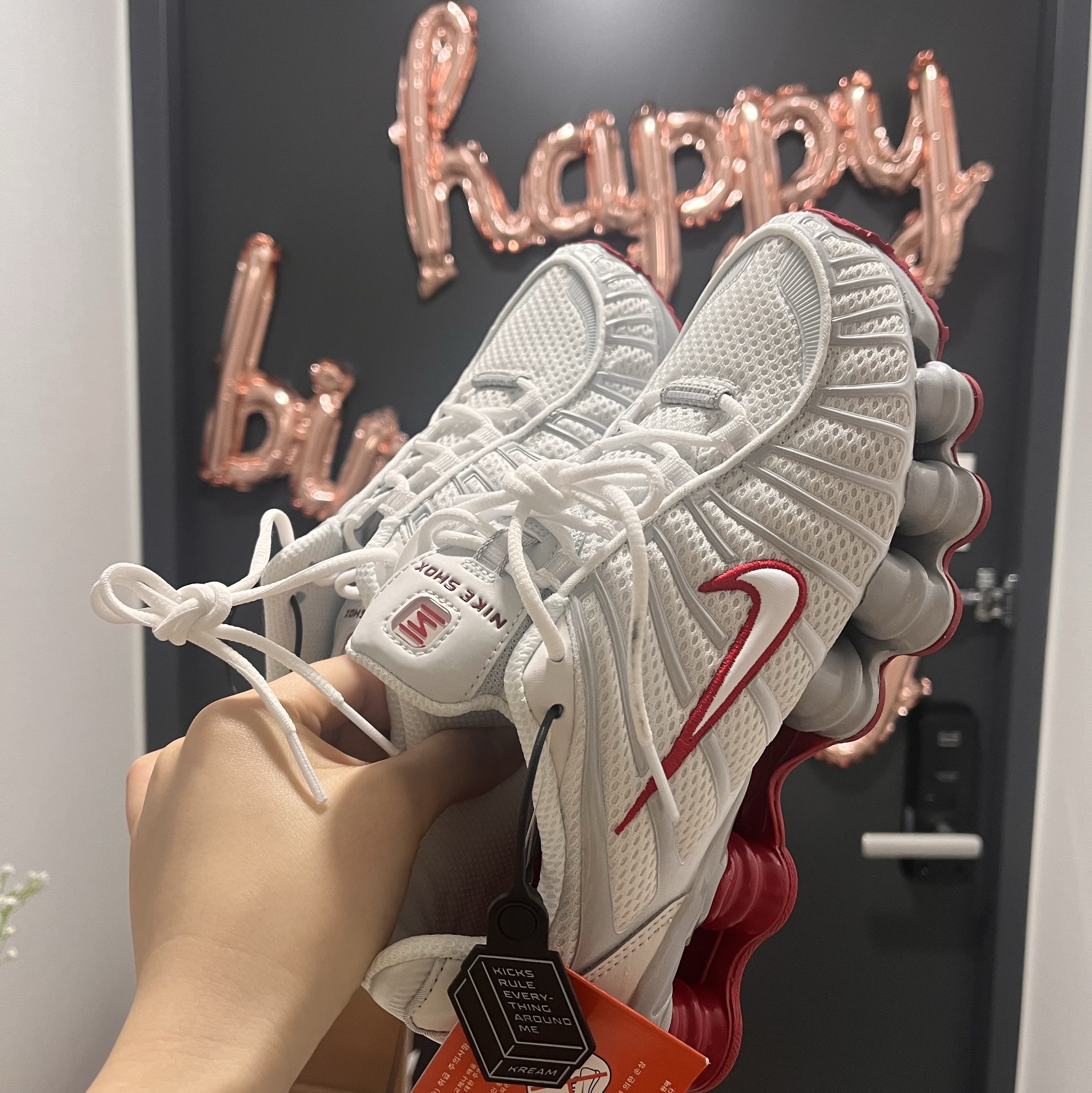 (W) Nike Shox TL Platinum Tint 착용 스타일