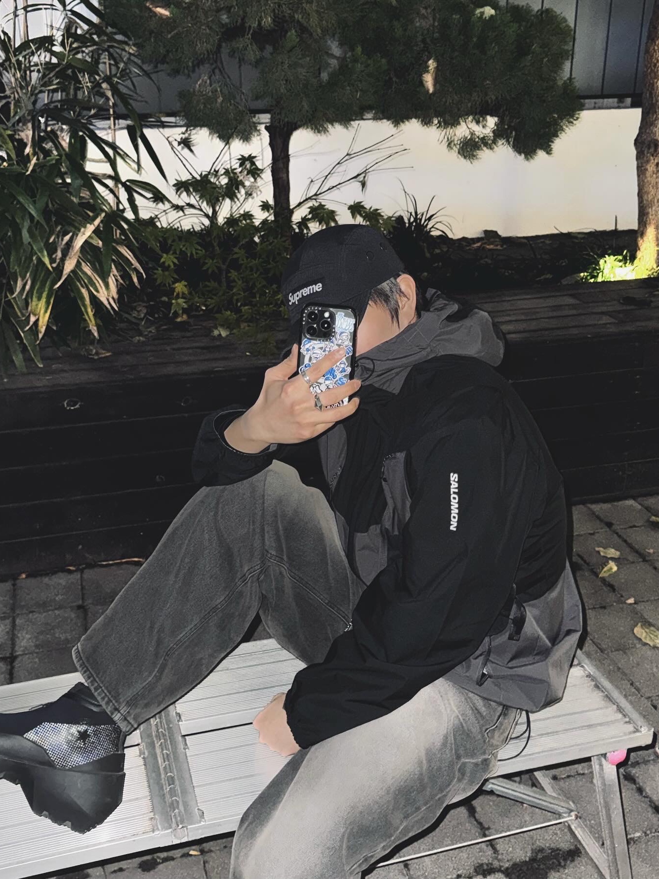 Converse x A-Cold-Wall Geo Forma Boot Onyx 착용 스타일 - 1
