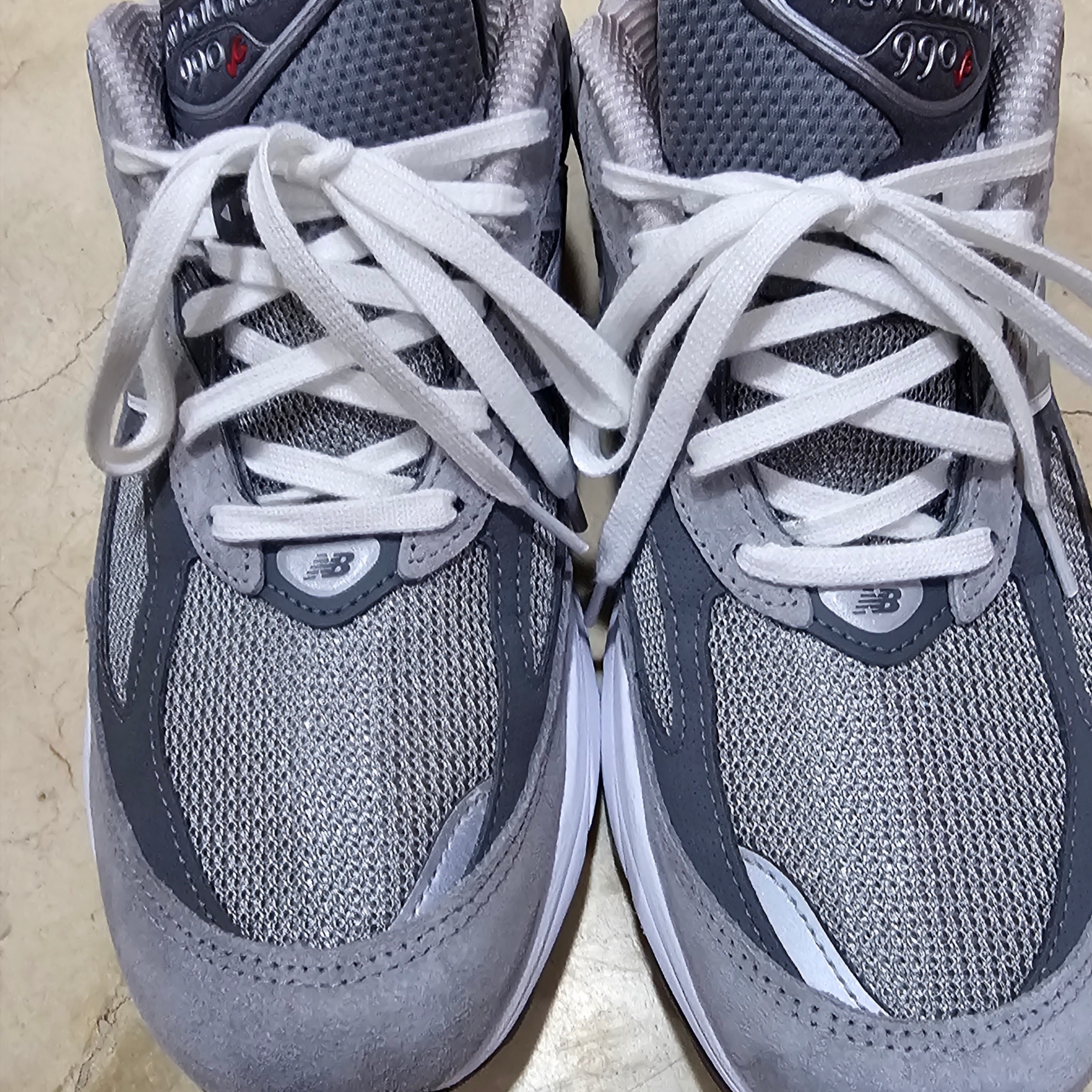 New Balance 990v6 Made in USA Grey - D Standard 착용 스타일