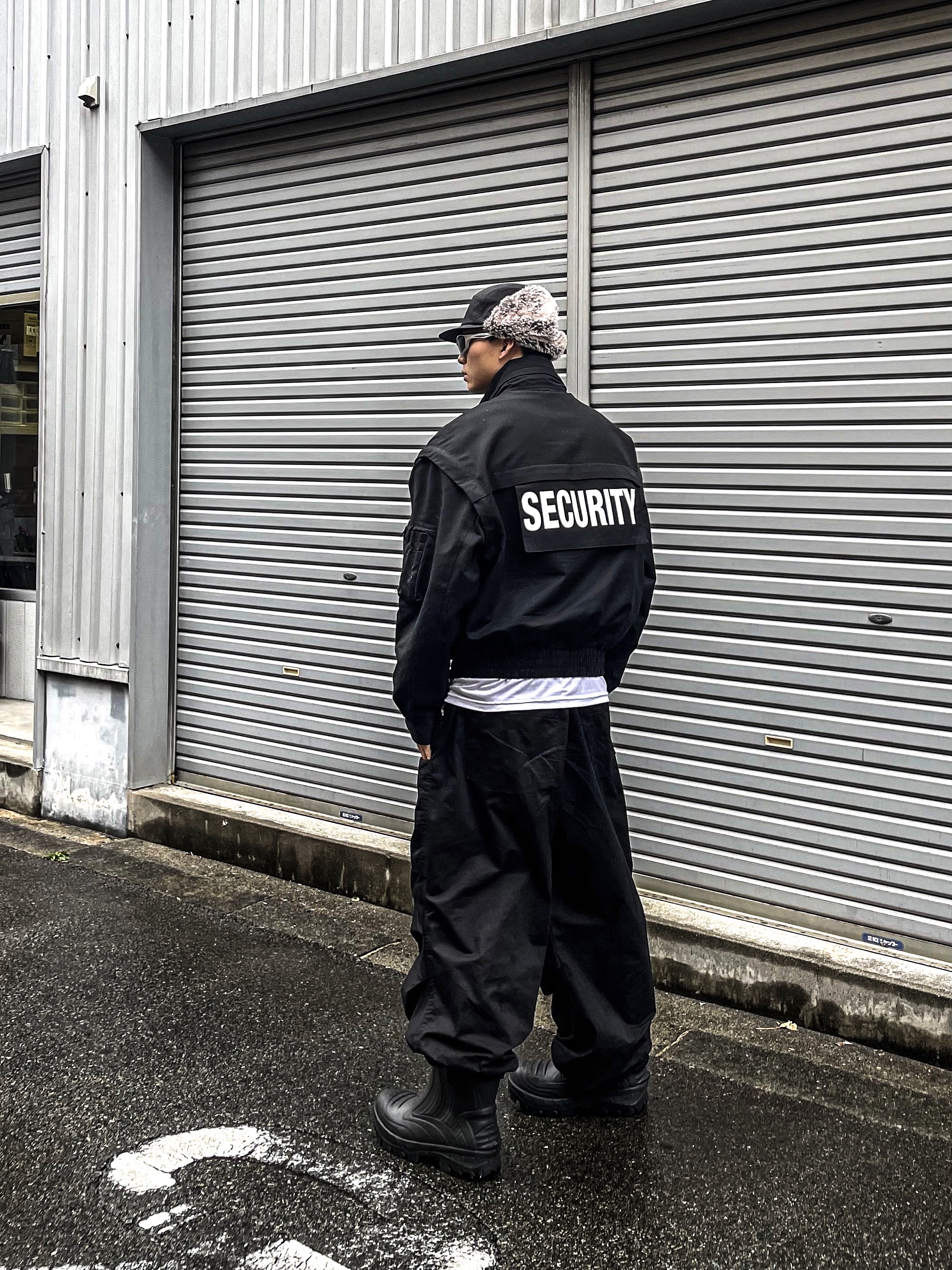 Project G/R Convertible Security Jacket Black 착용 스타일 - 3