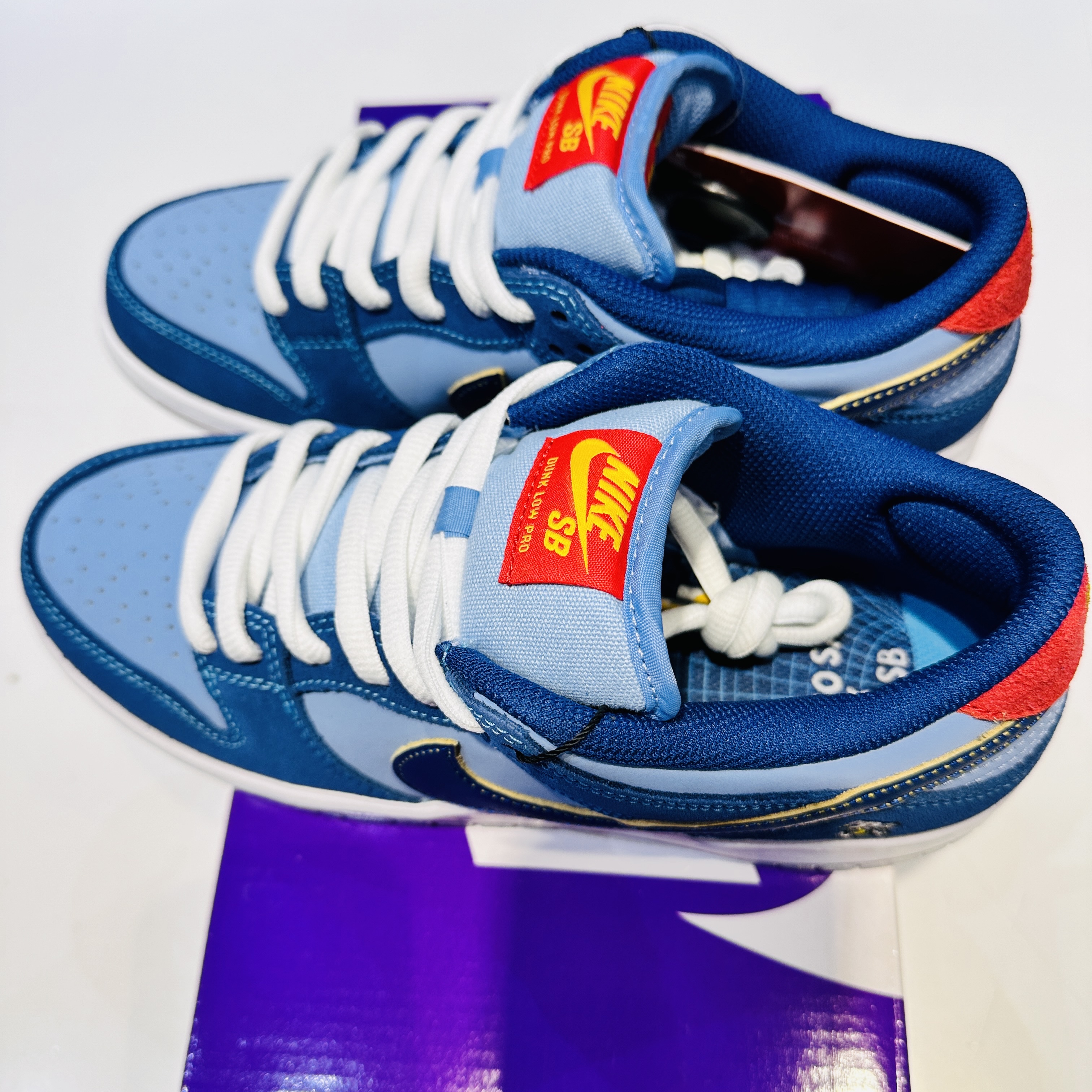Nike x Why So Sad? SB Dunk Low Pro Coastal Blue 착용 스타일 - 3