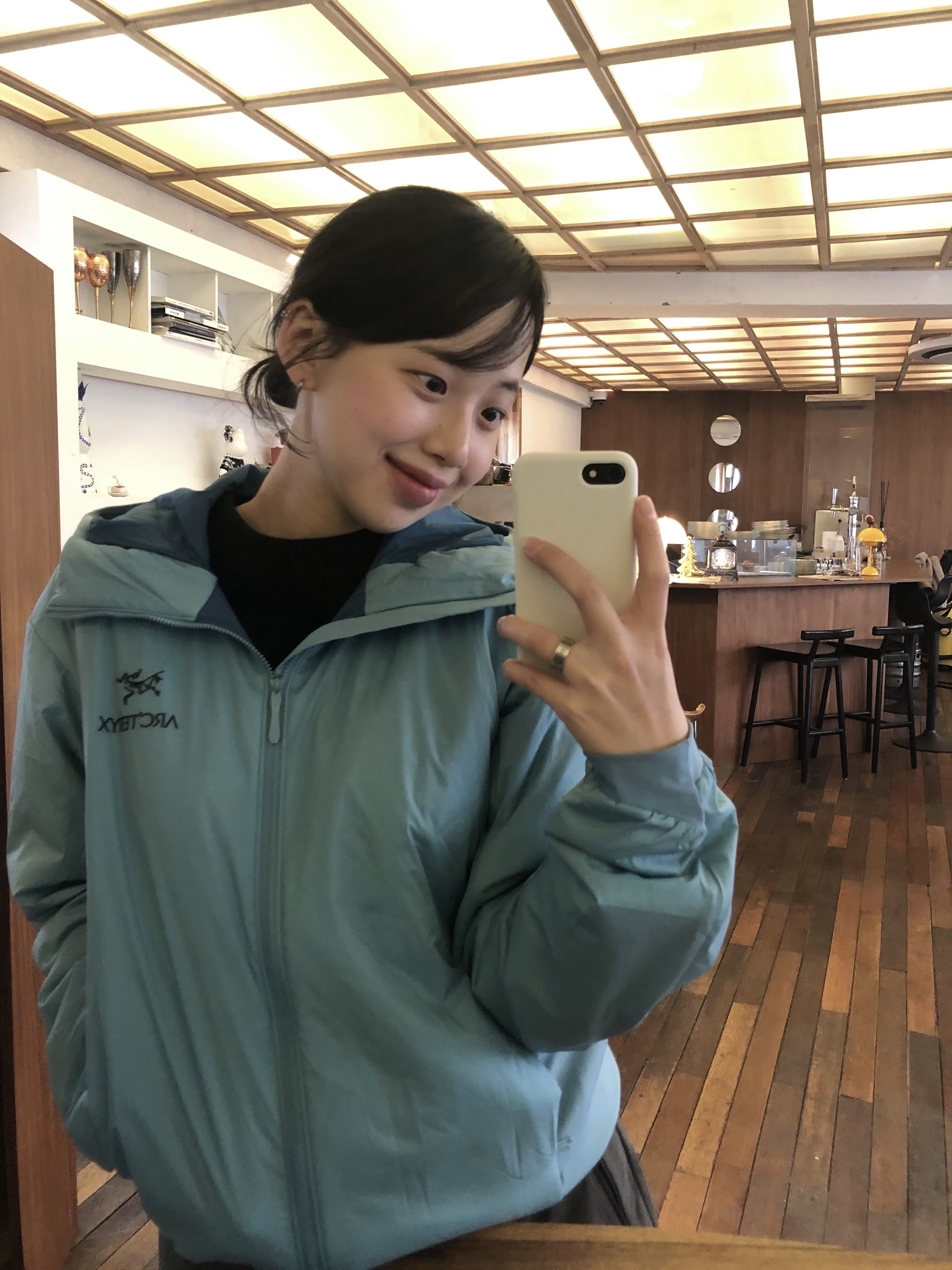 Arc'teryx Atom LT Hoody Solace 착용 스타일