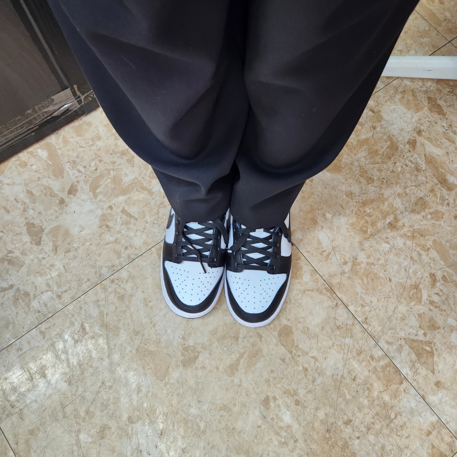 (W) Nike Dunk Low Black 착용 스타일