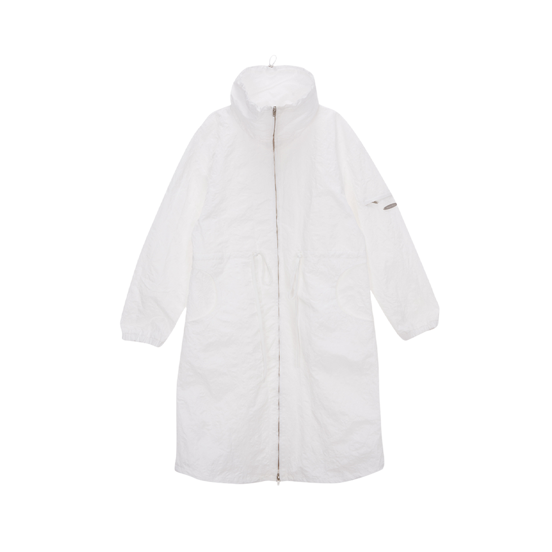 (W) Matin Kim Two Tone String Light Coat White 상세 이미지 1