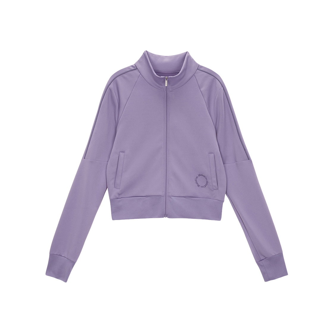 (W) Matin Kim Piping Crop Track Jumper Lilac 상세 이미지 1