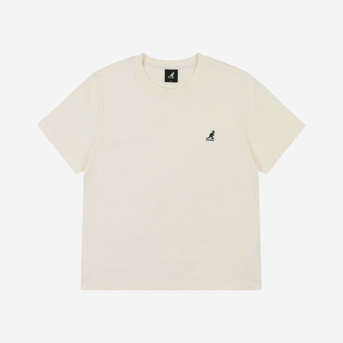 (W) Kangol Basic T-Shirt 2753 Ivory 상세 이미지 1