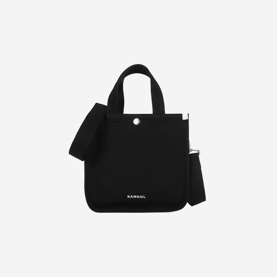 Kangol Canvas Mini Tote Bag 3727 Black 상세 이미지 3