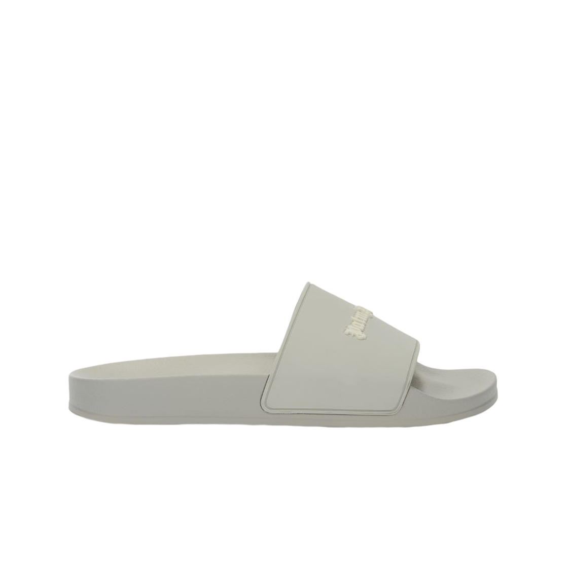 팜 엔젤스 모노그램 풀 슬라이더 그레이 화이트(Palm Angels Monogram Pool Slider Grey White)