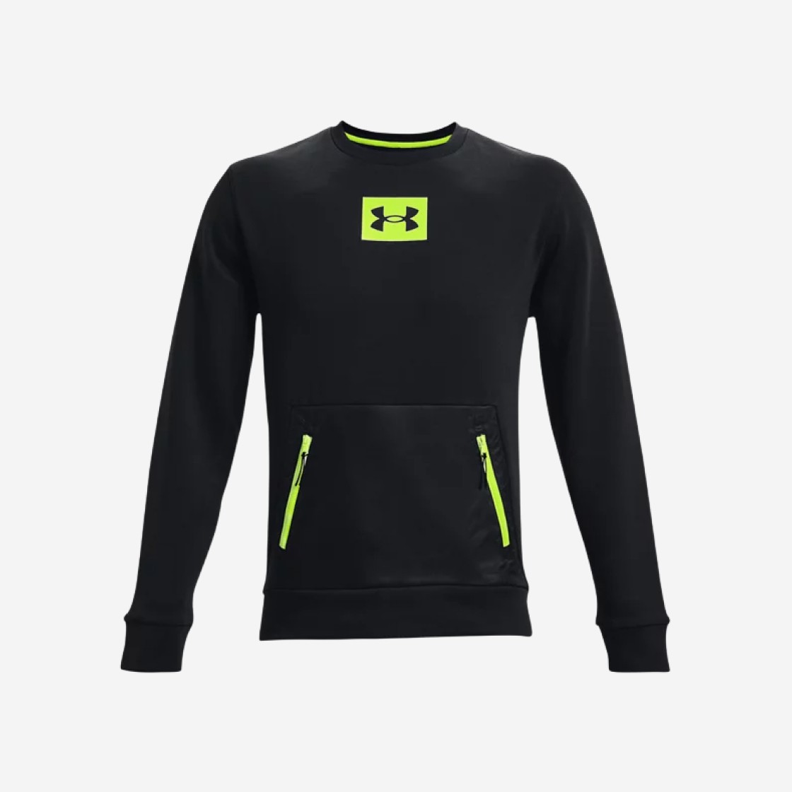 Under Armour Summit Knit Crew Black 상세 이미지 1