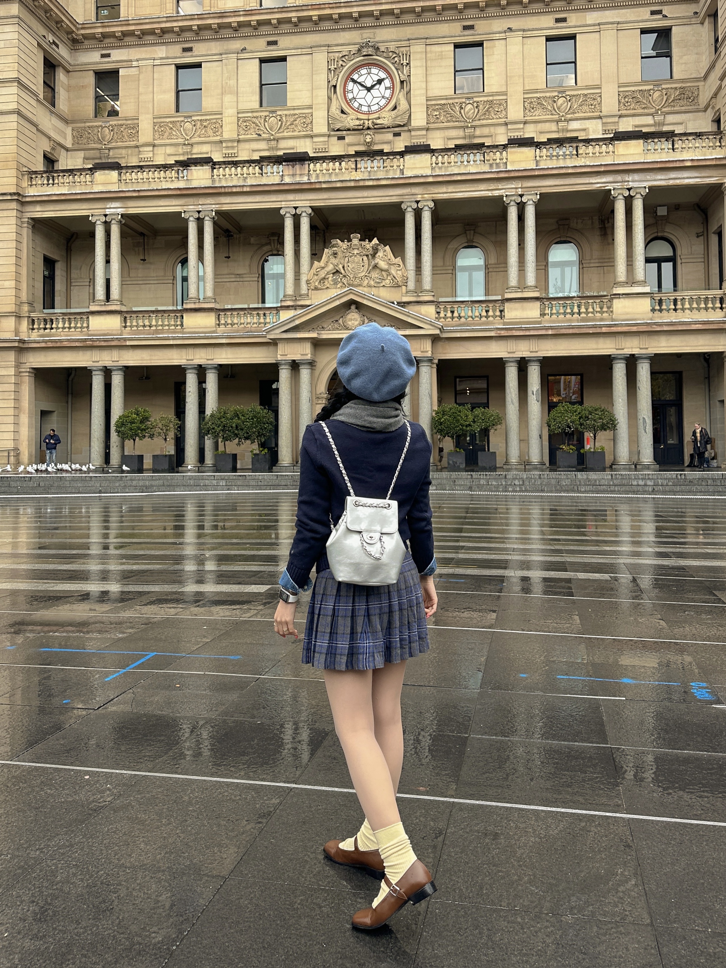 Anoetic Anc Classic Backpack Silver 착용 스타일 - 2