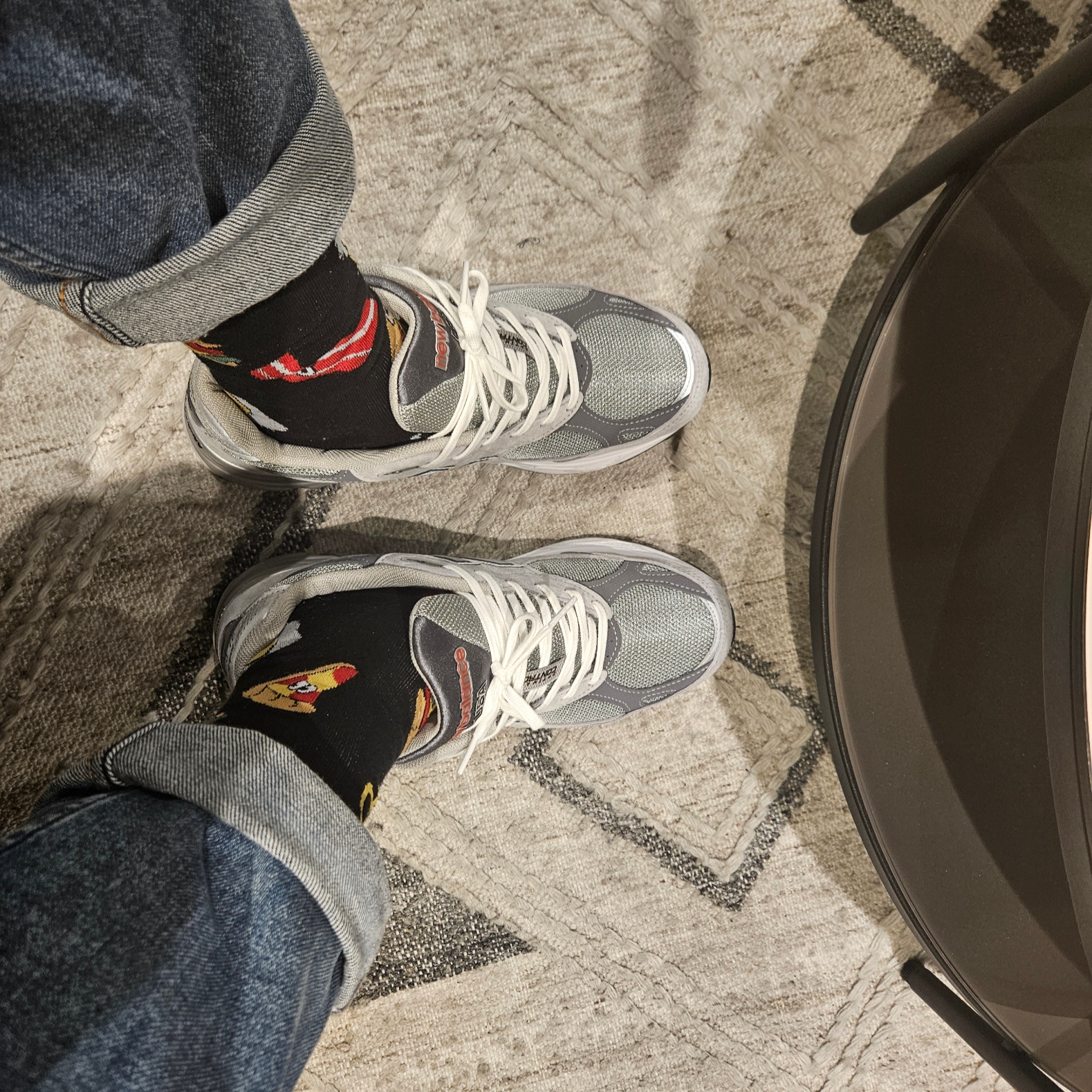 New Balance 990v3 Made in USA Grey - D Standard 착용 스타일