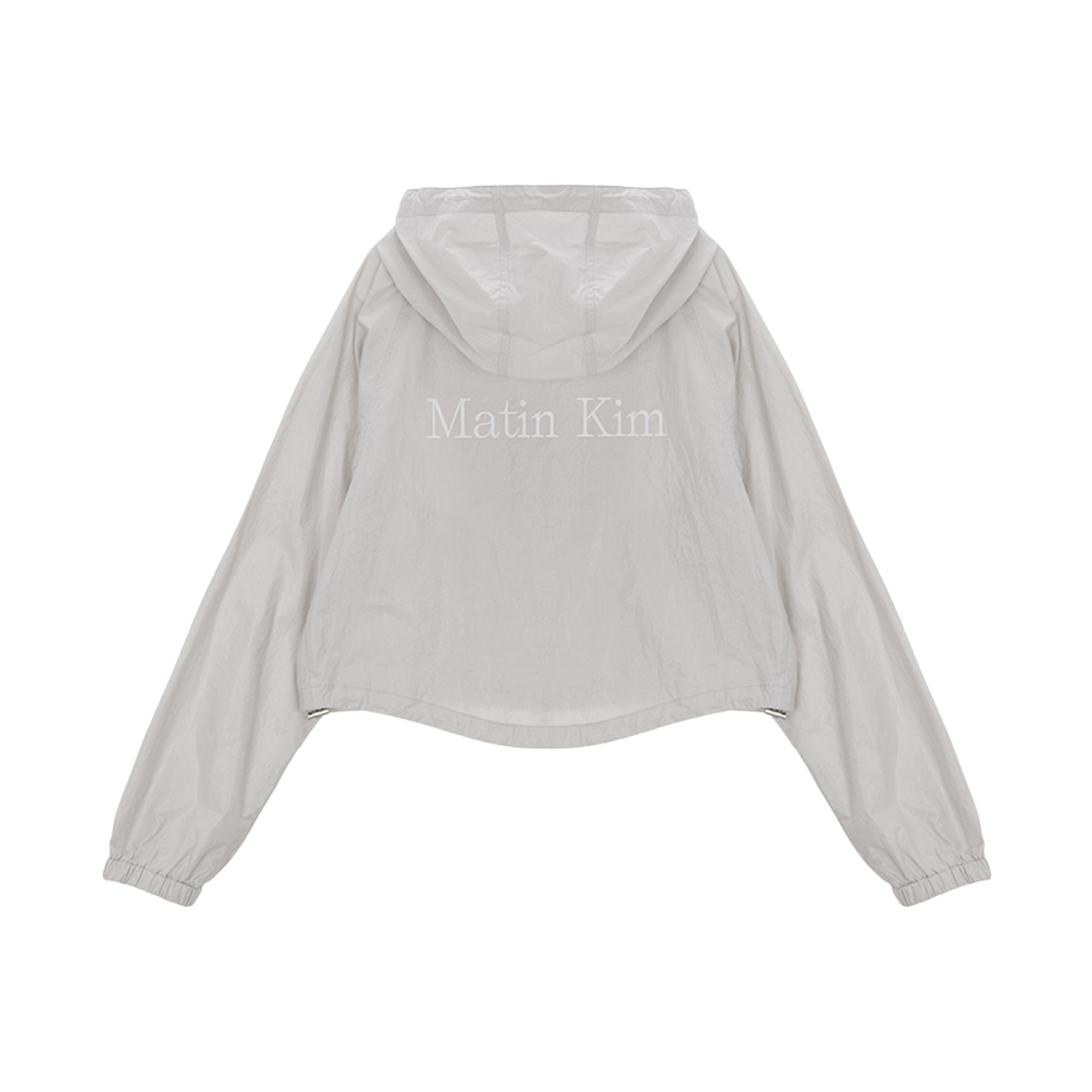 ジャケット・アウター MATIN CROP HOODY COATING JUMPER MATIN CROP HOODY COATING JUMPER IN IVORY – Matin Kim